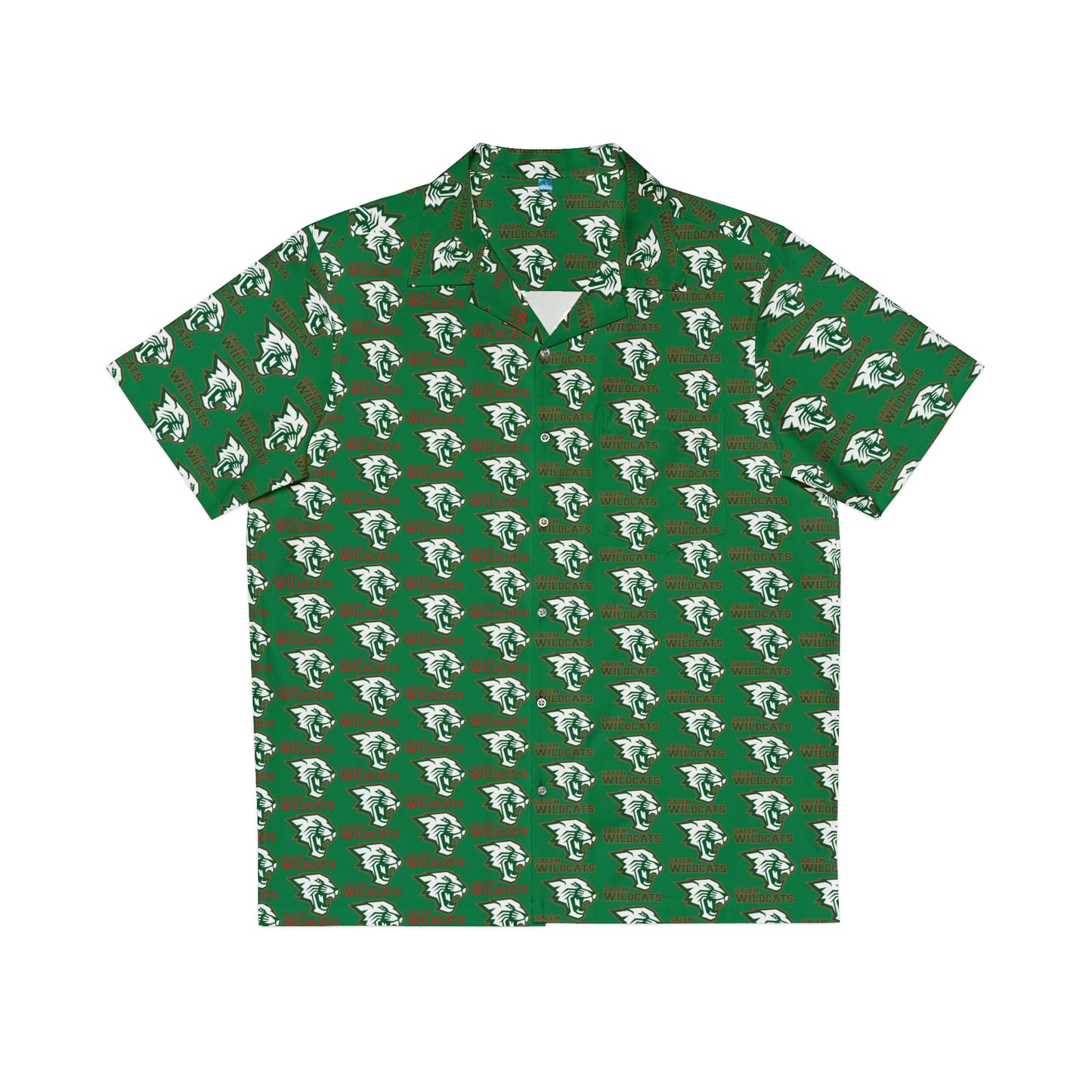 Salem Wildcats Hawaiian Shirt - Green