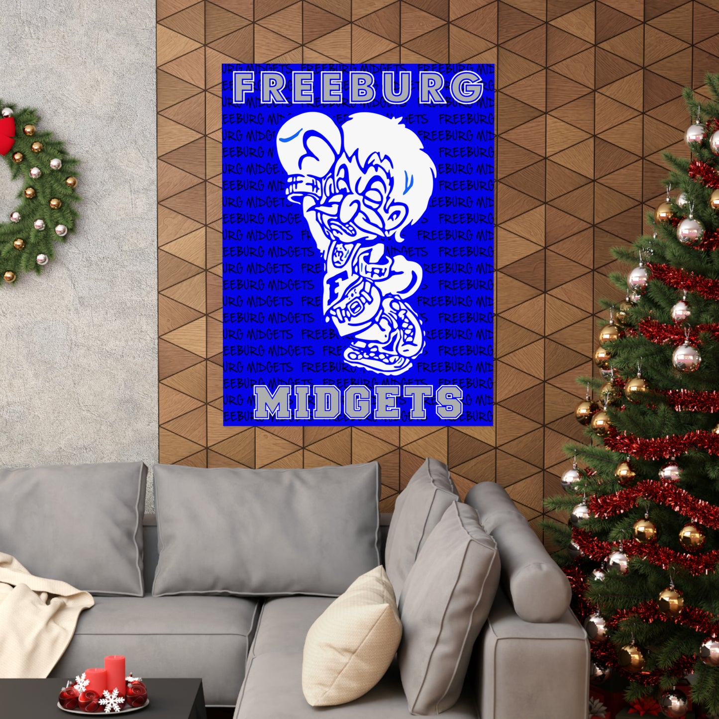 Freeburg Midgets Repetition Matte Vertical Posters