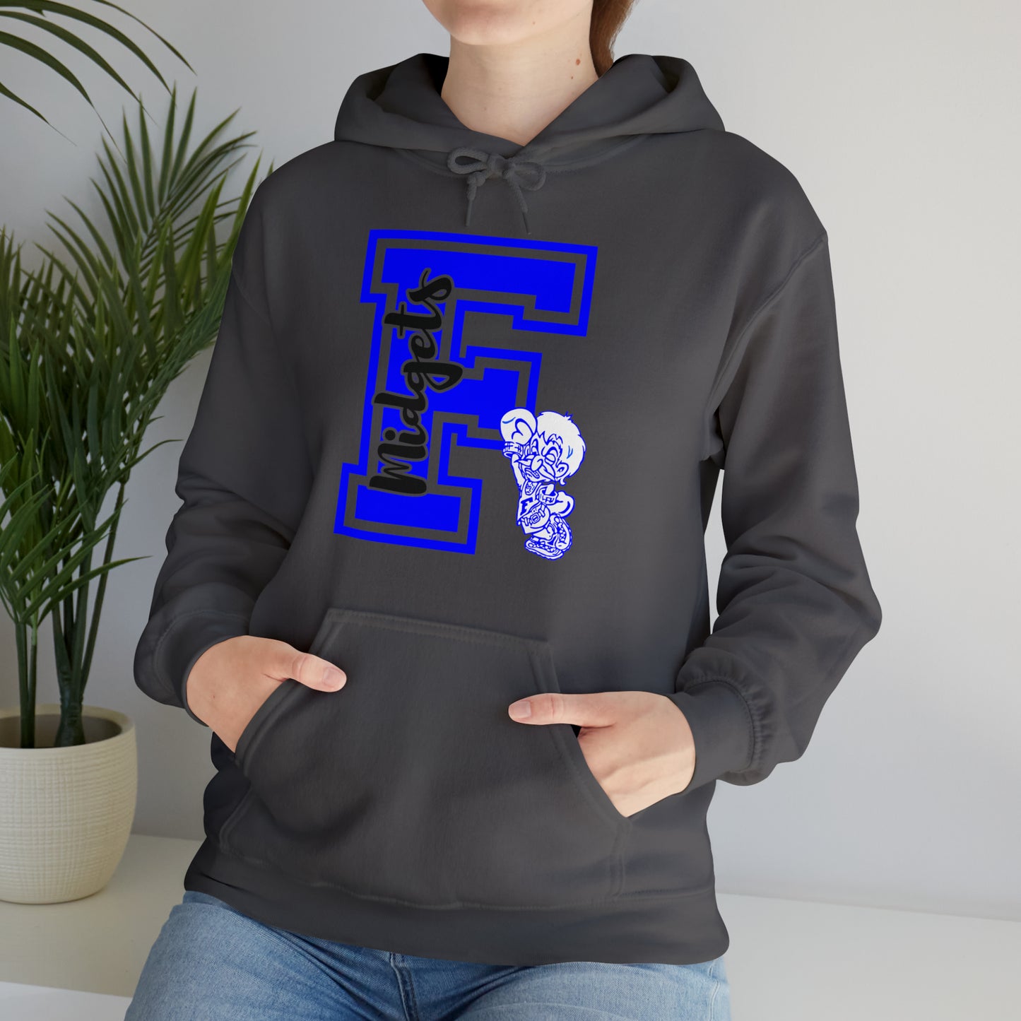 Give Me an F - Freeburg Midgets Logo Design Hooded Sweatshirt