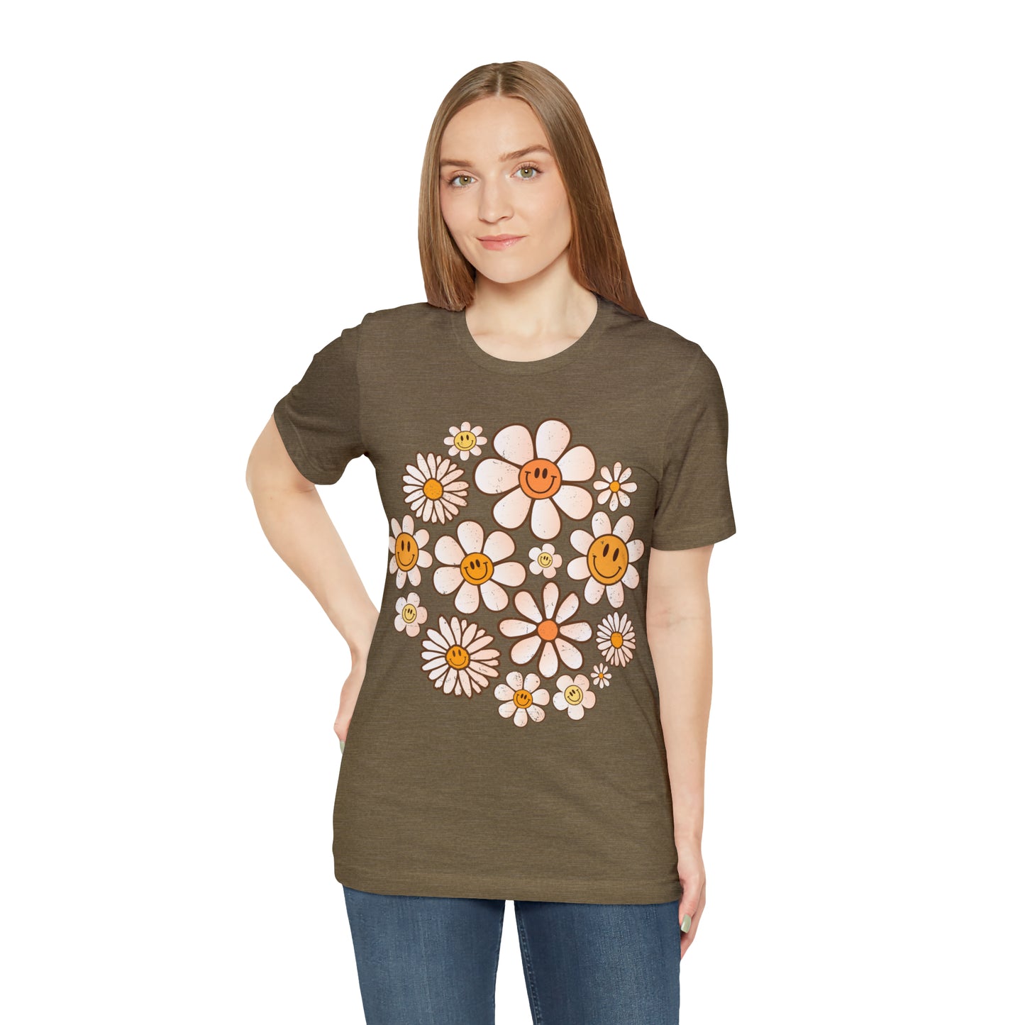 Distressed Smiling Daisies T-Shirt