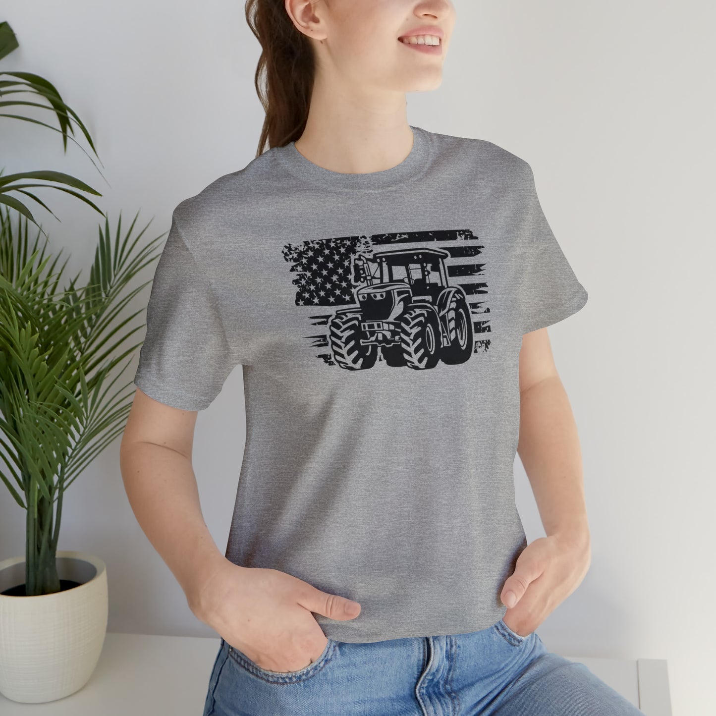 "American Tractor" Unisex Jersey Short Sleeve Tee