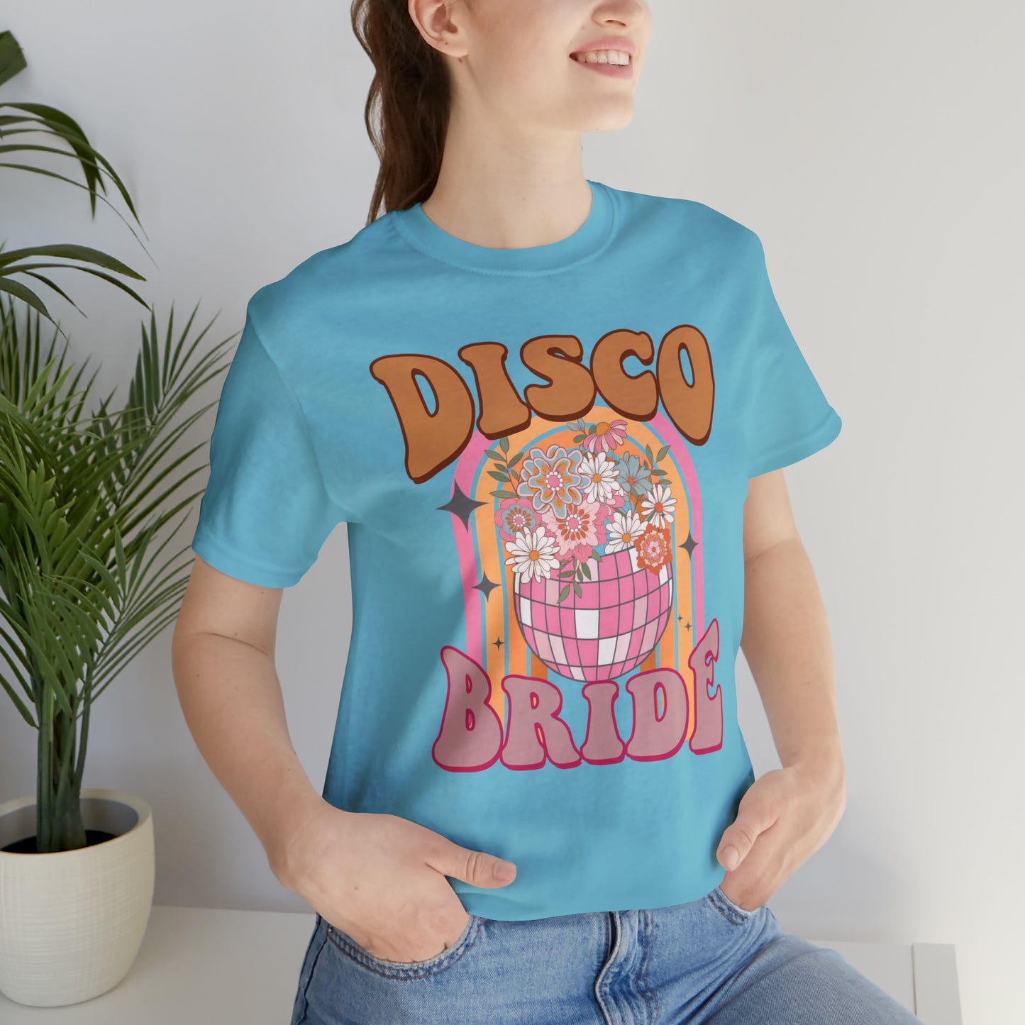 Retro Disco Bride Mirror Ball T-Shirt