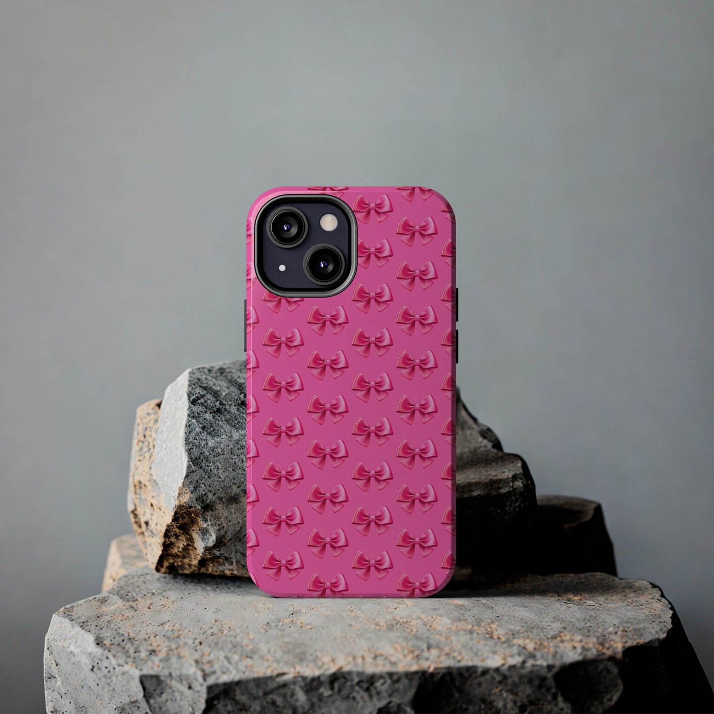 Barbie Pink Bows Themed Tough Phone Cases