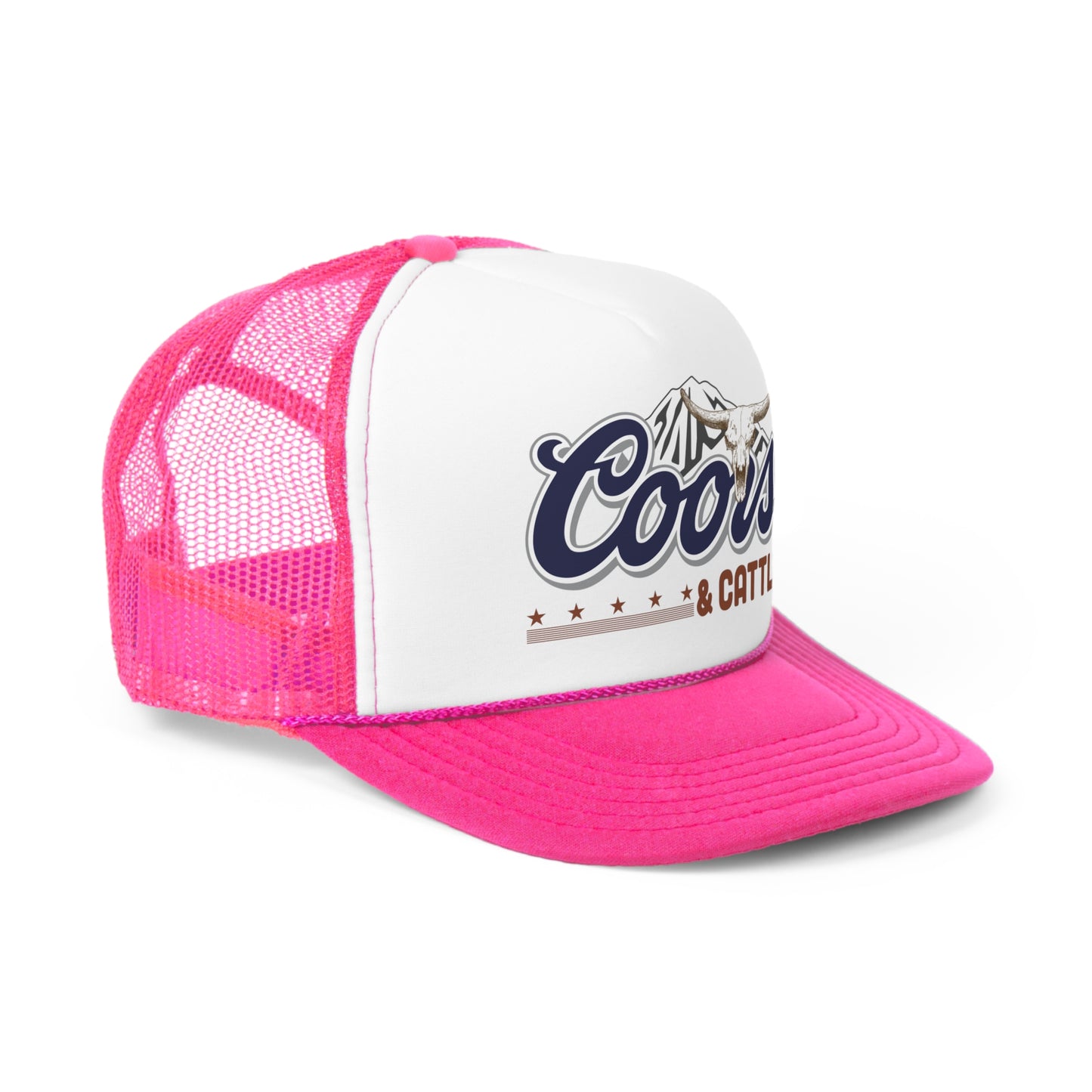 Coors and Cattle Tall Trucker Caps