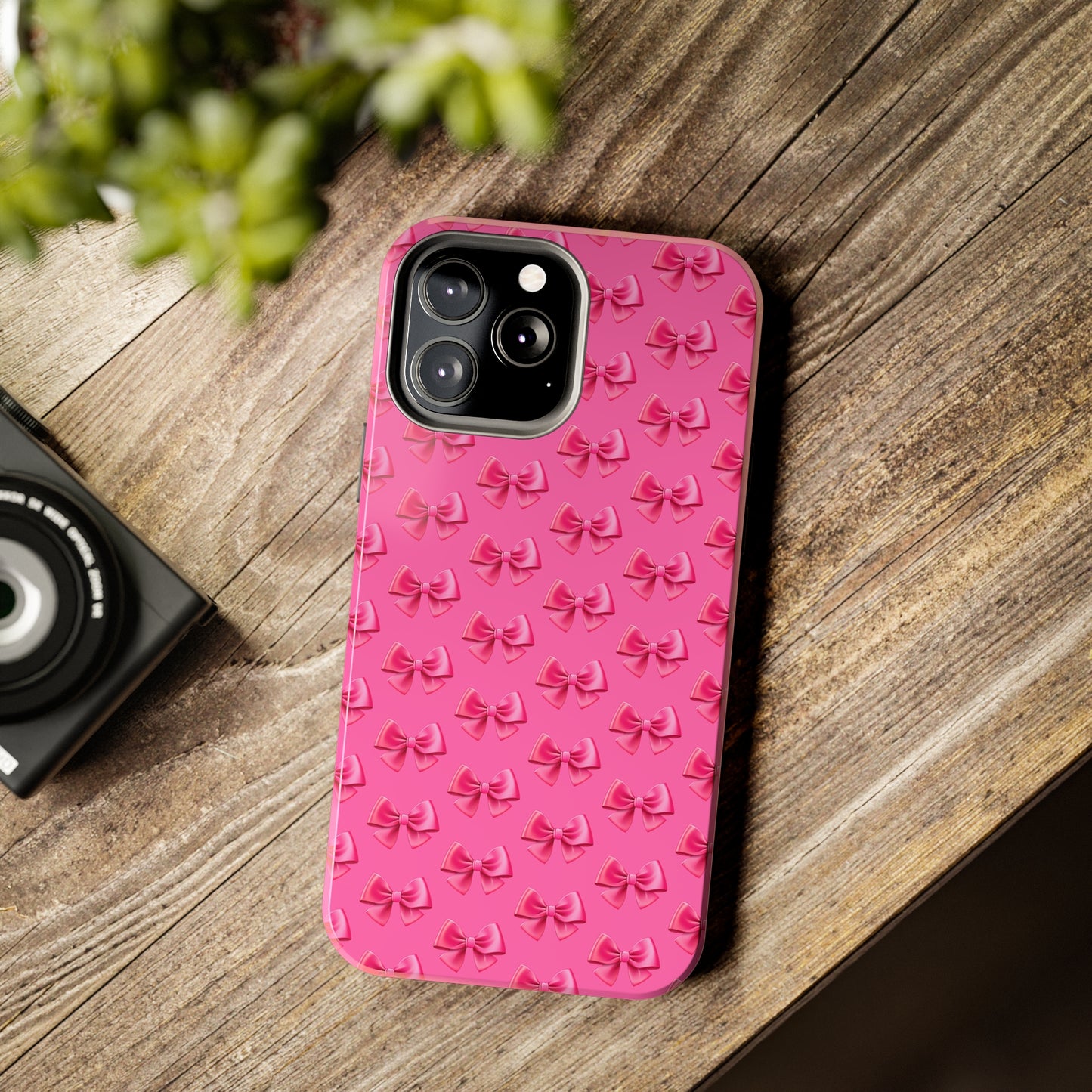 Barbie Pink Bows Themed Tough Phone Cases