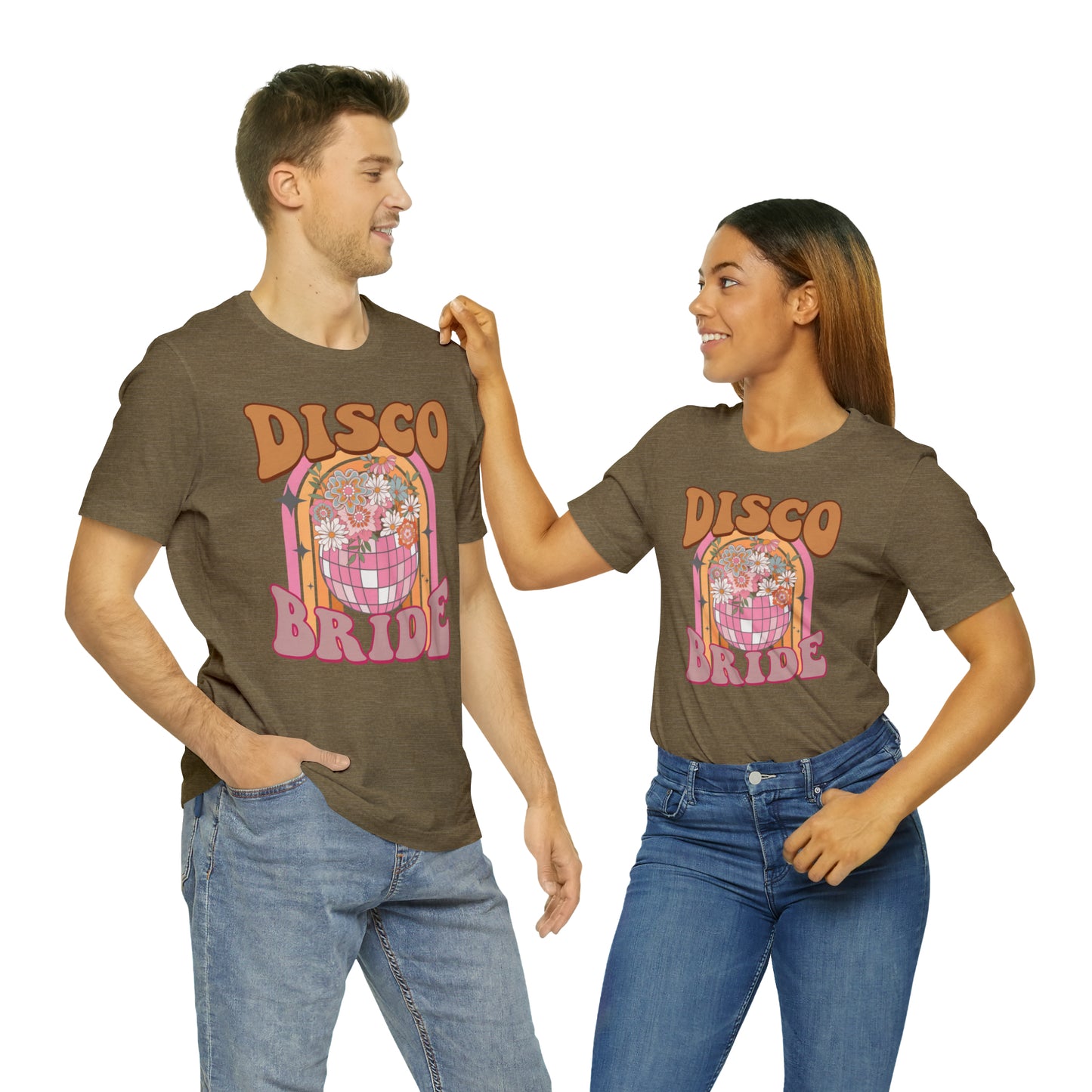 Retro Disco Bride Mirror Ball T-Shirt