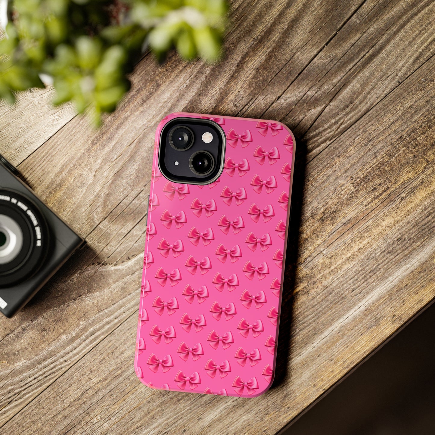 Barbie Pink Bows Themed Tough Phone Cases