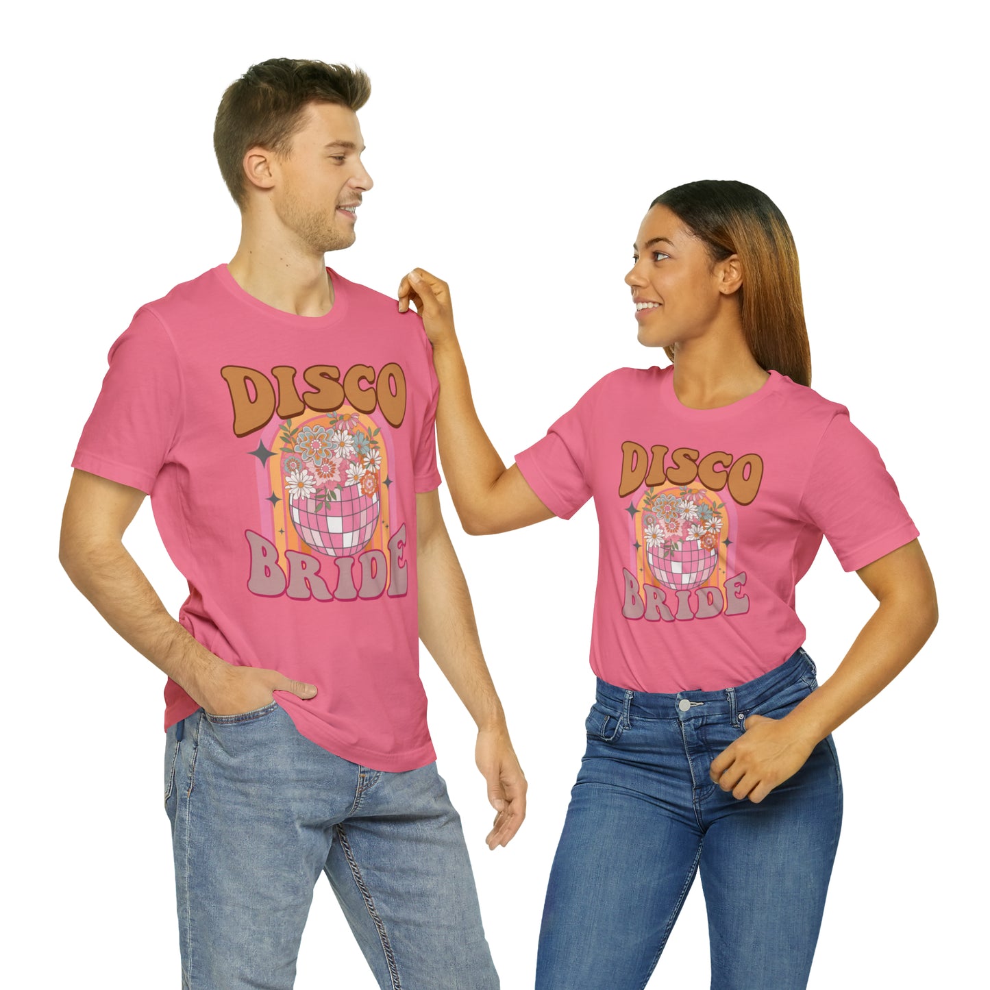 Retro Disco Bride Mirror Ball T-Shirt