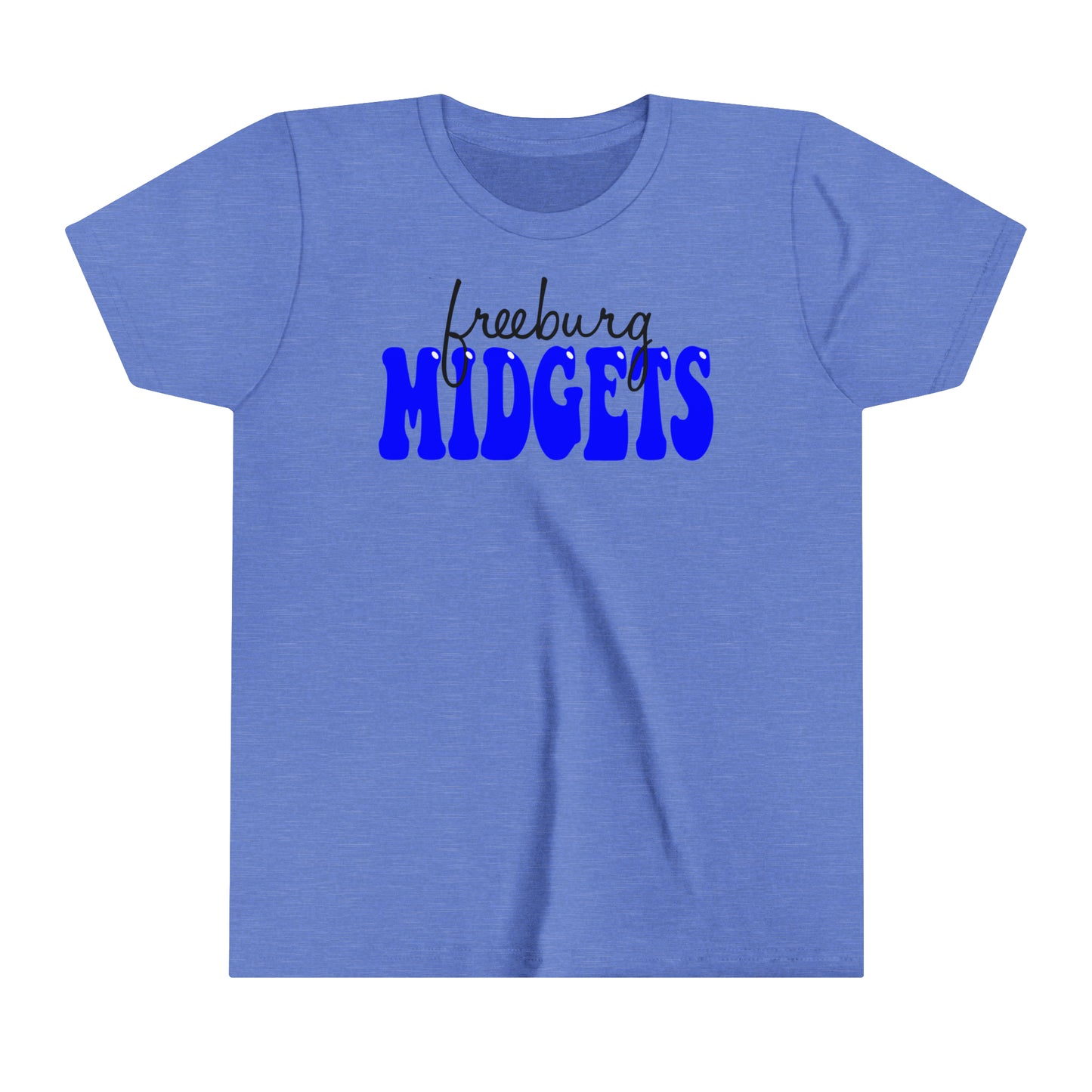 YOUTH Freeburg Midgets Cursive Bubble Logo - Short Sleeve Tee