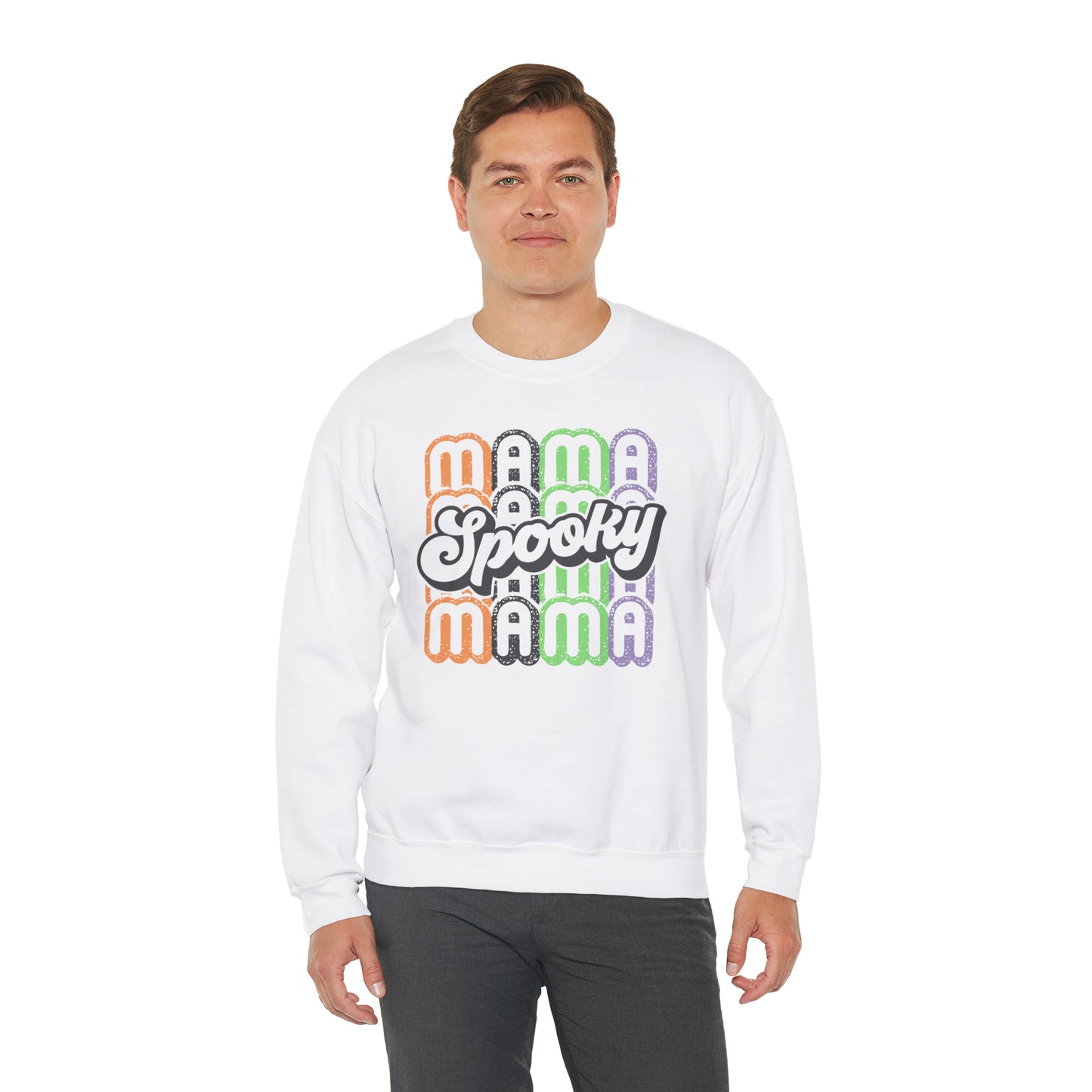 Spooky Mama Unisex Heavy Blend™ Crewneck Sweatshirt