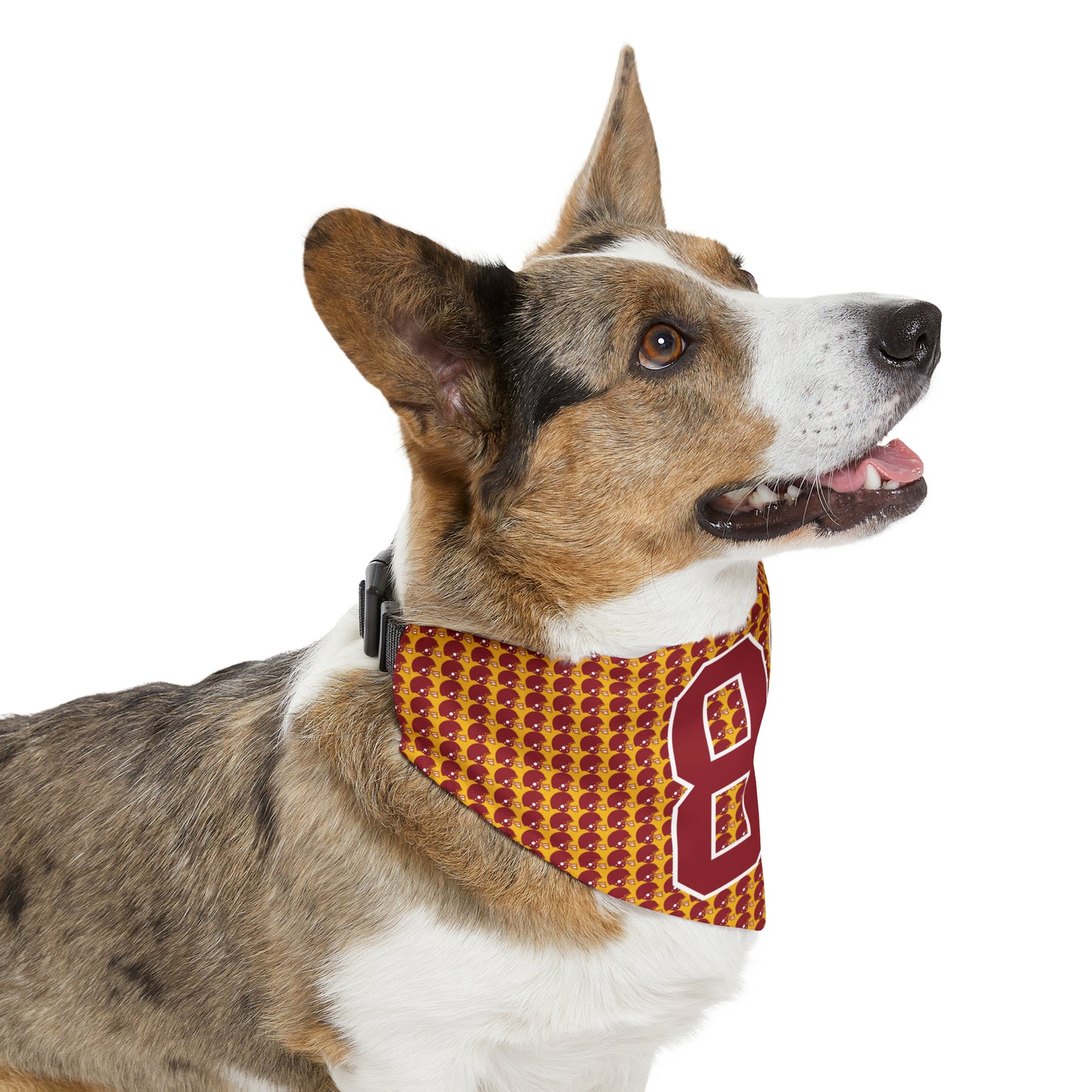 Football Helmet Pattern 87 Swift and Kelce Pet Bandana Collar