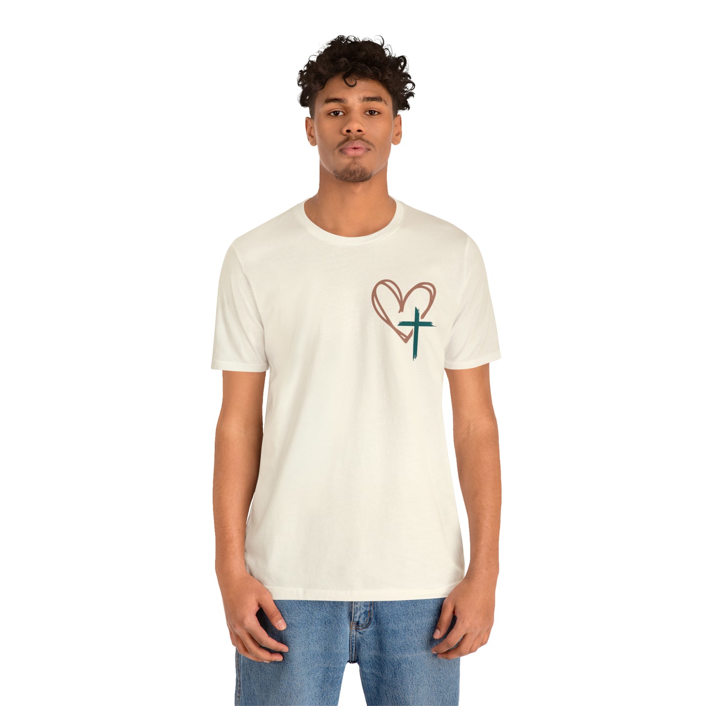 Amen Amen Amen with Cross Front and Back Design T-Shirt