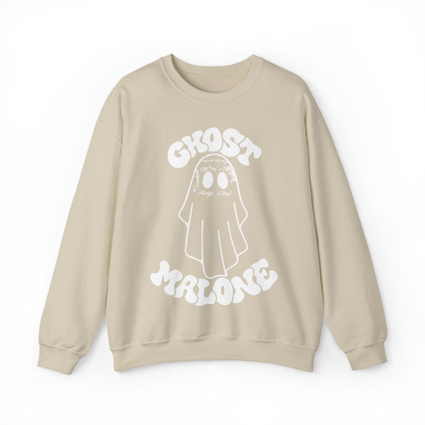 Ghost Malone Halloween Heavy Blend™ Crewneck Sweatshirt