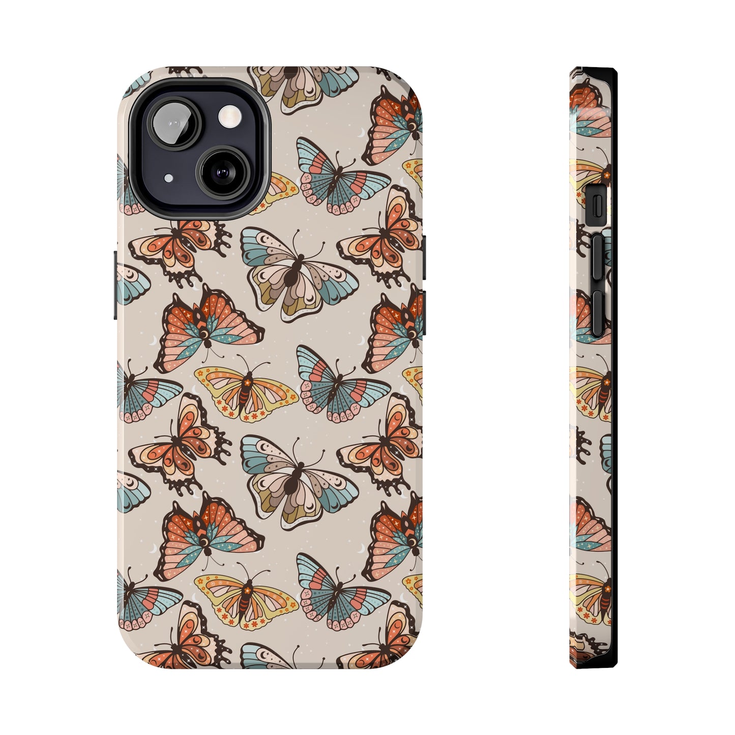 Butterfly Brown Tough Phone Cases