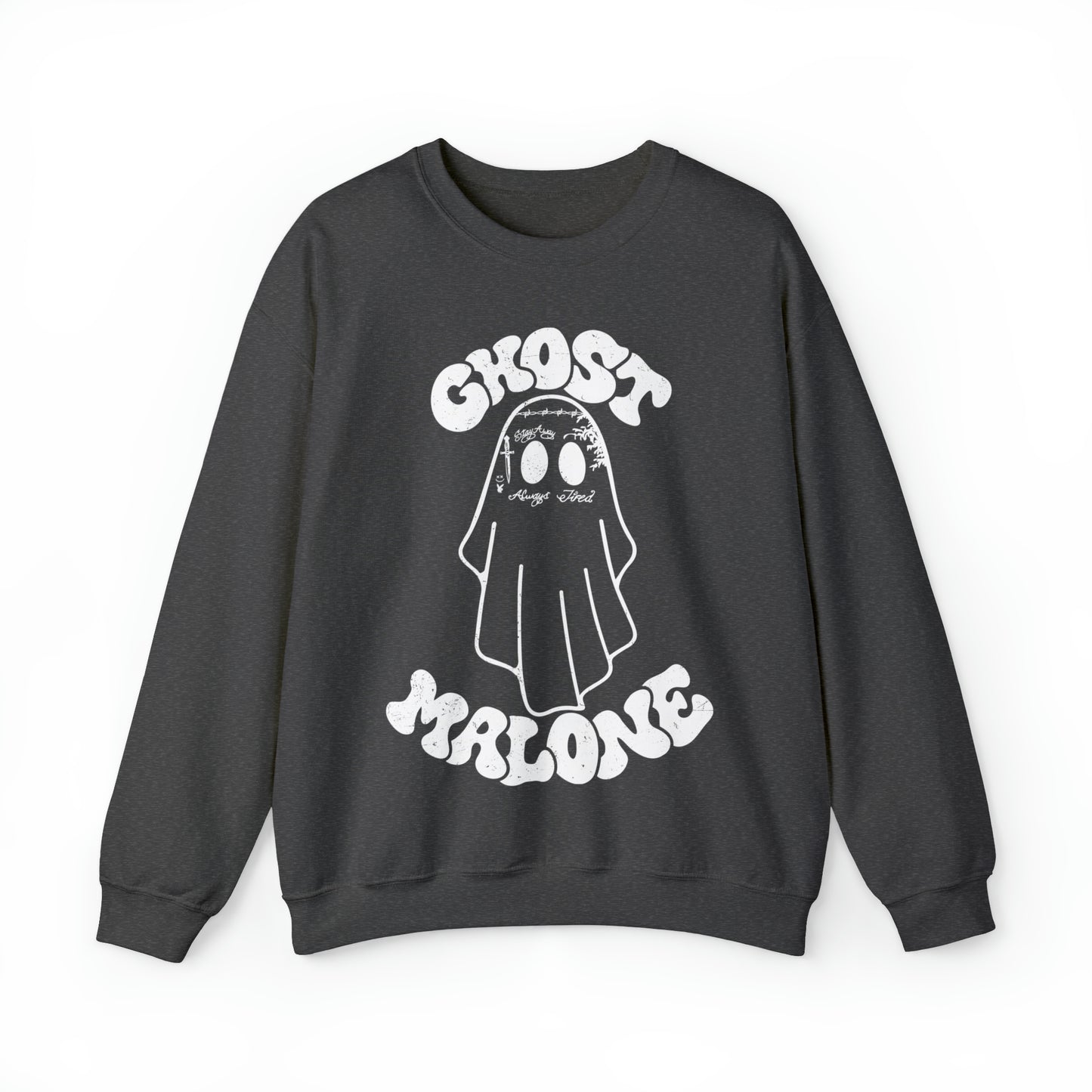 Ghost Malone Halloween Heavy Blend™ Crewneck Sweatshirt