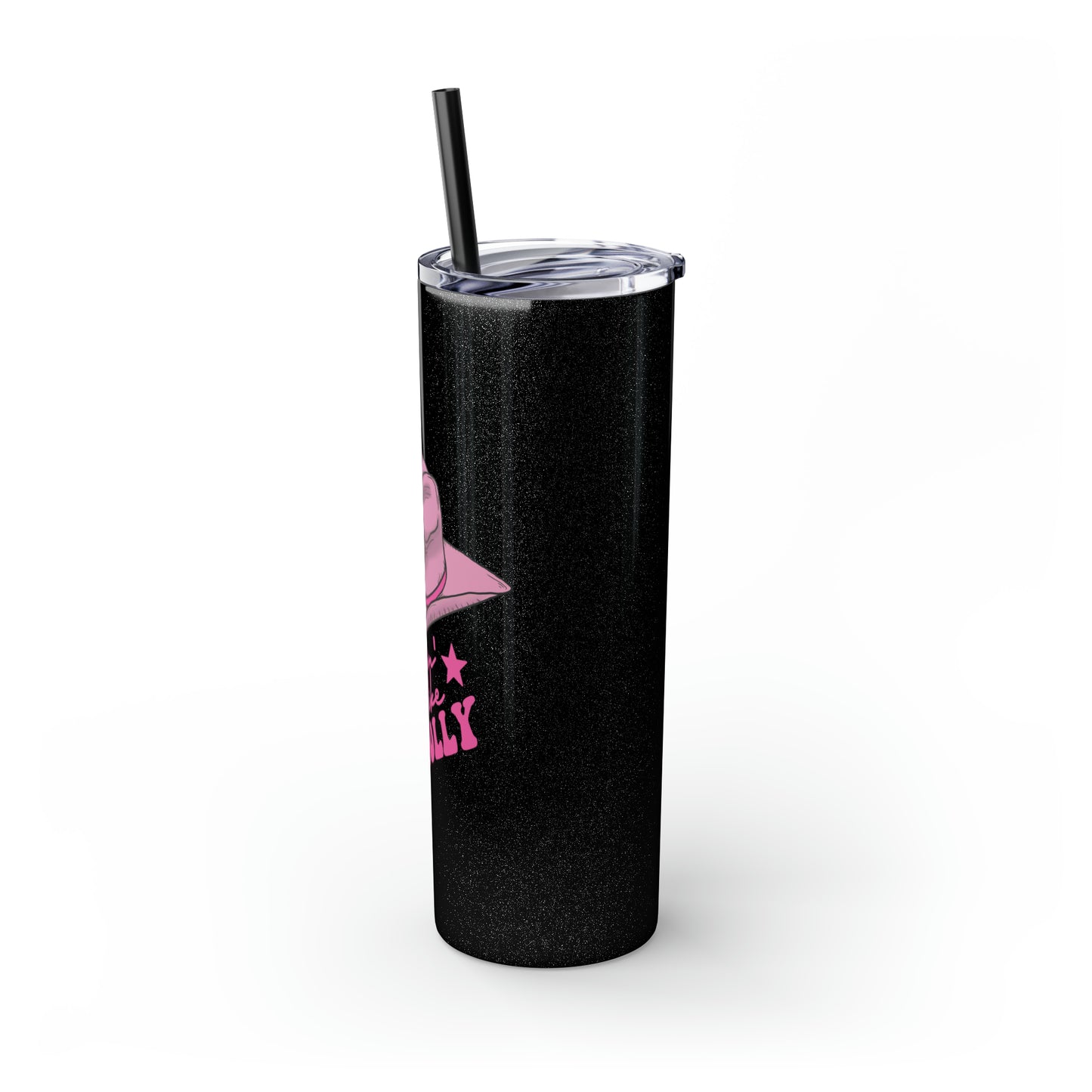 Living Like Dolly  Skinny Tumbler with Straw, 20oz