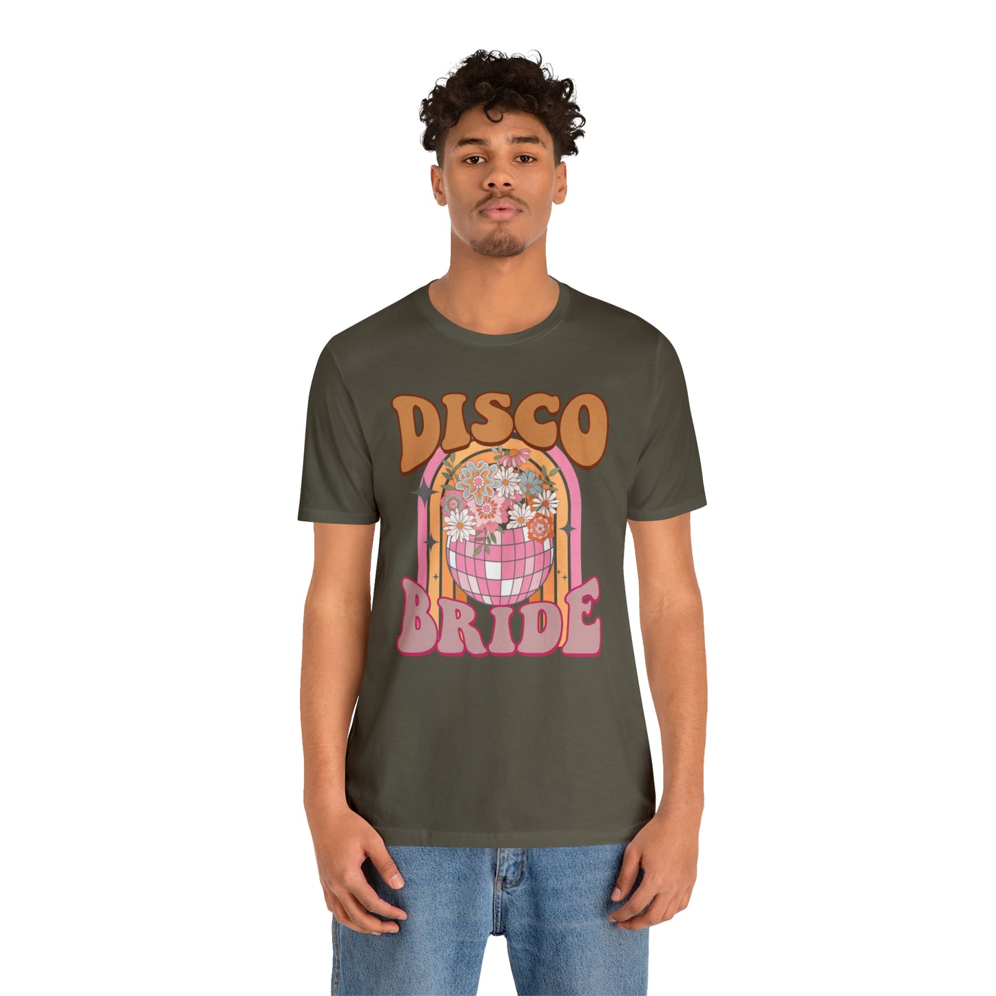 Retro Disco Bride Mirror Ball T-Shirt