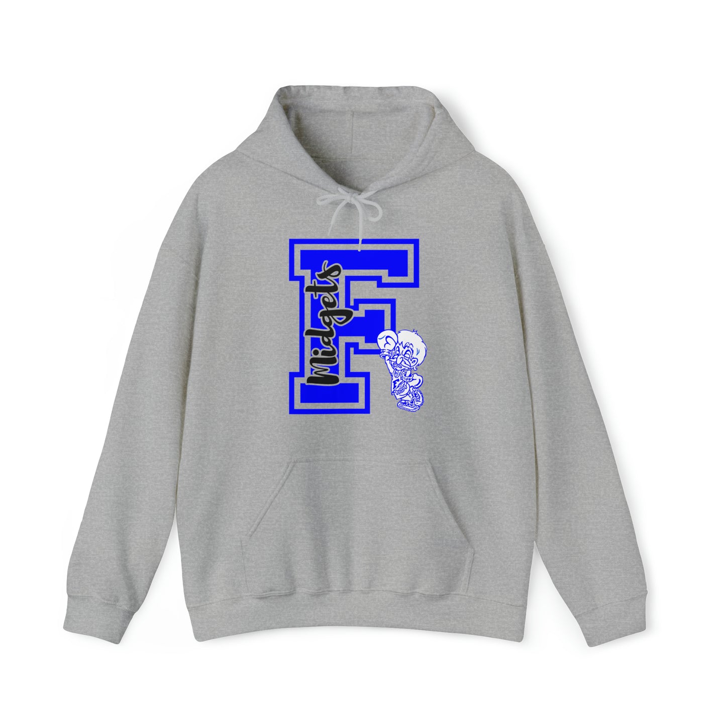 Give Me an F - Freeburg Midgets Logo Design Hooded Sweatshirt