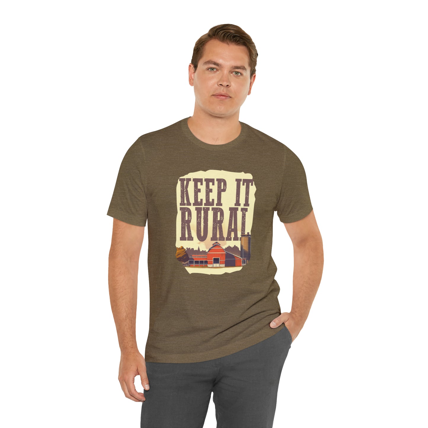 "Keep It Rural" Unisex Jersey Short Sleeve Tee