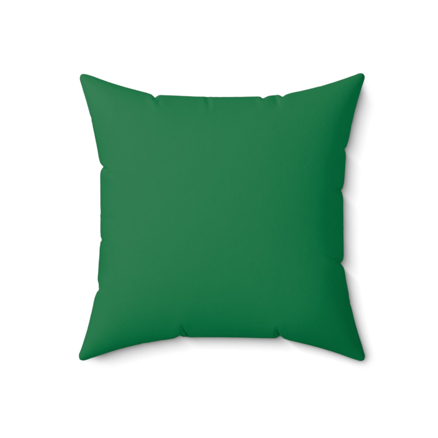 be merry Christmas/ Holiday Polyester Square Pillow - Green