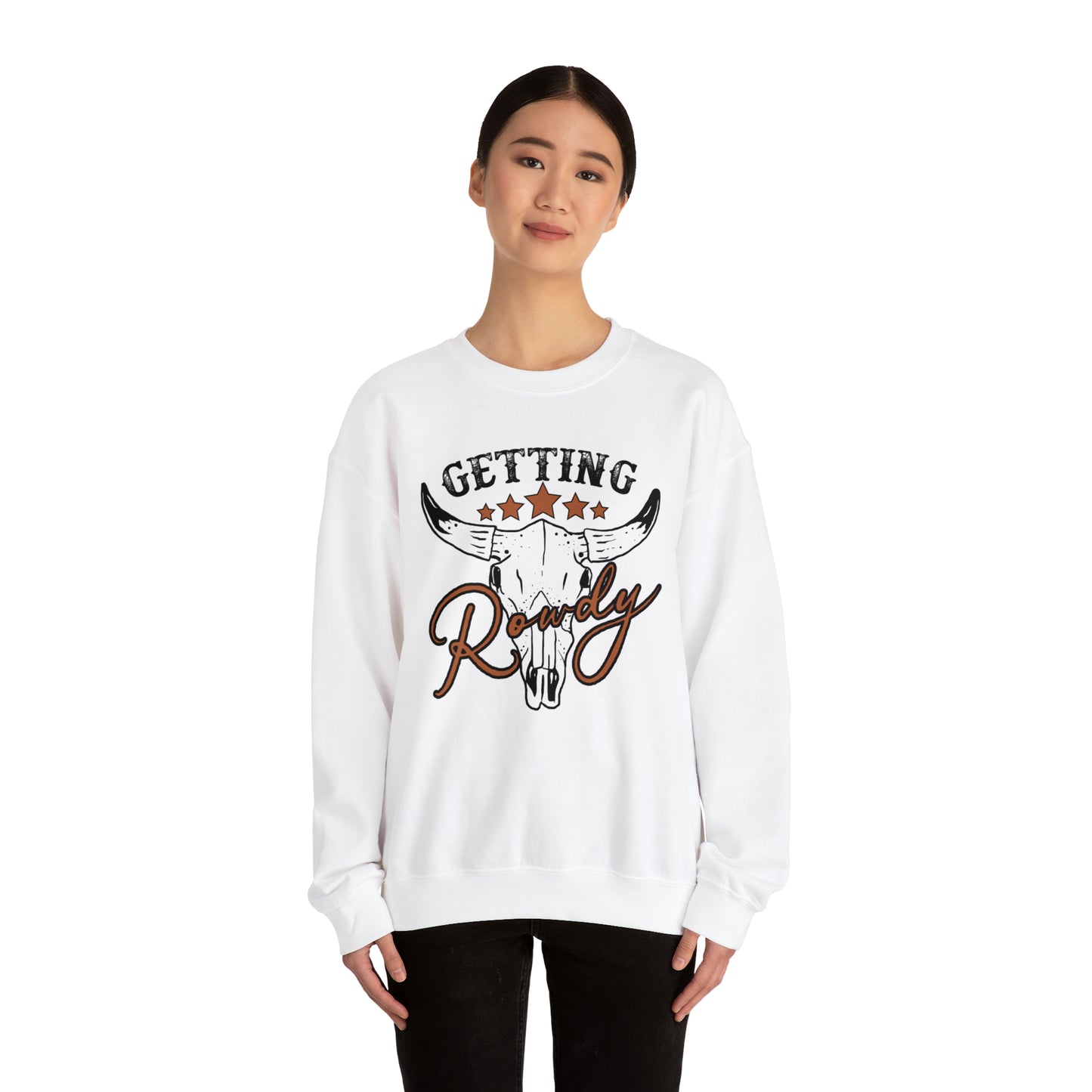 Vintage Getting Rowdy Party/ Bridesmaid/ Groomsman Unisex Heavy Blend™ Crewneck Sweatshirt