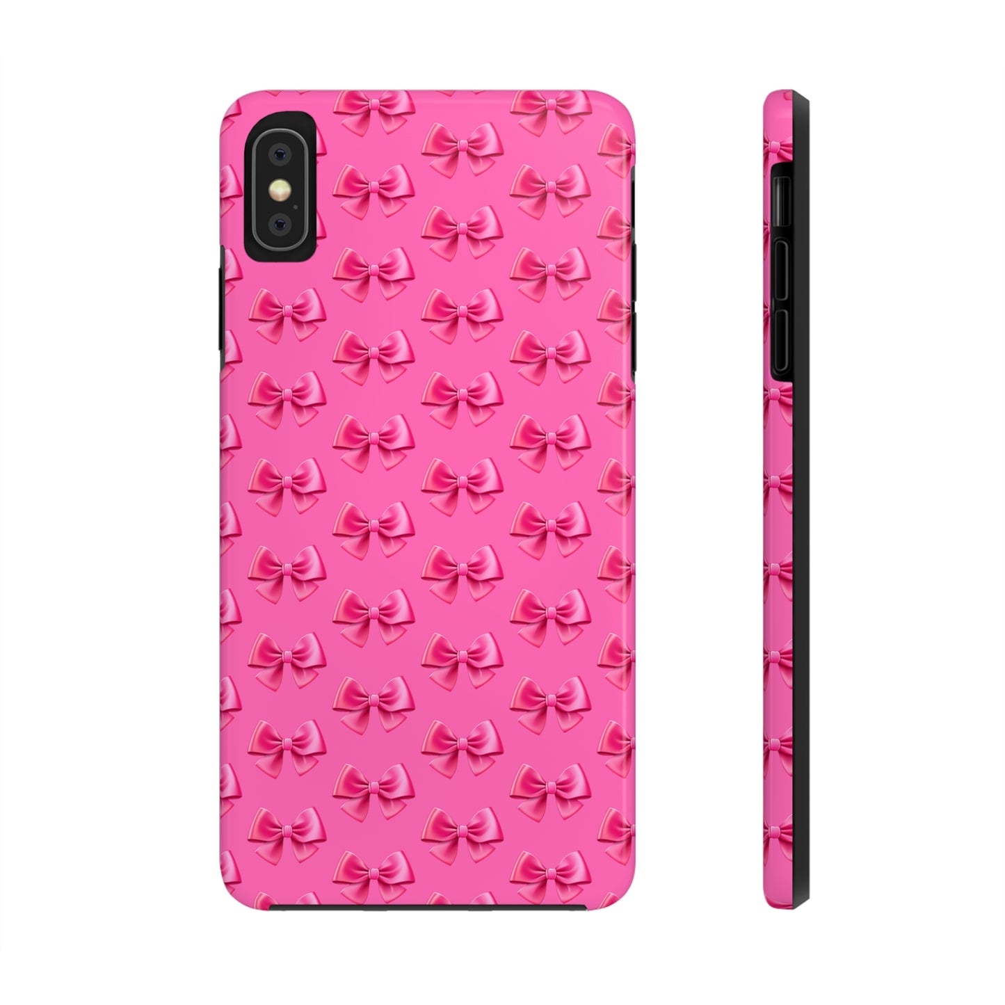 Barbie Pink Bows Themed Tough Phone Cases