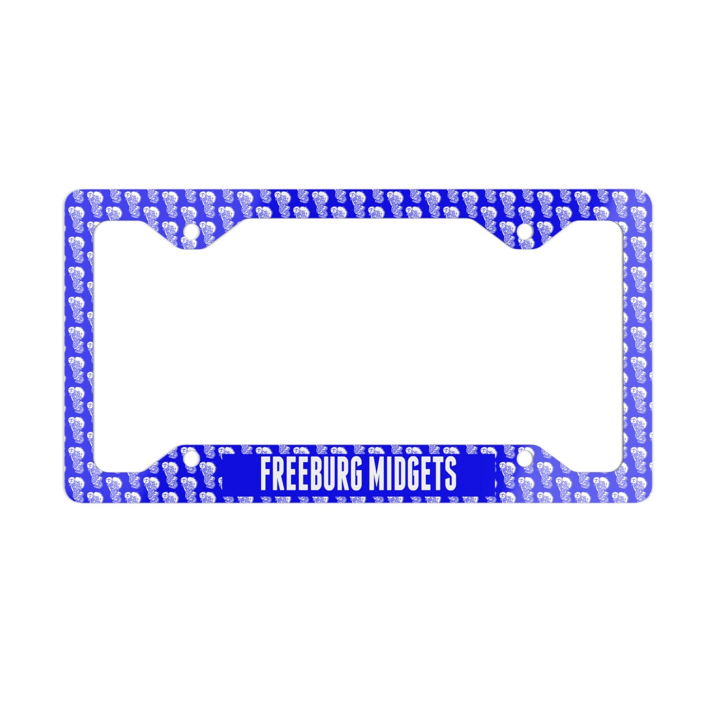 Freeburg Midgets Logo Print Metal License Plate Frame