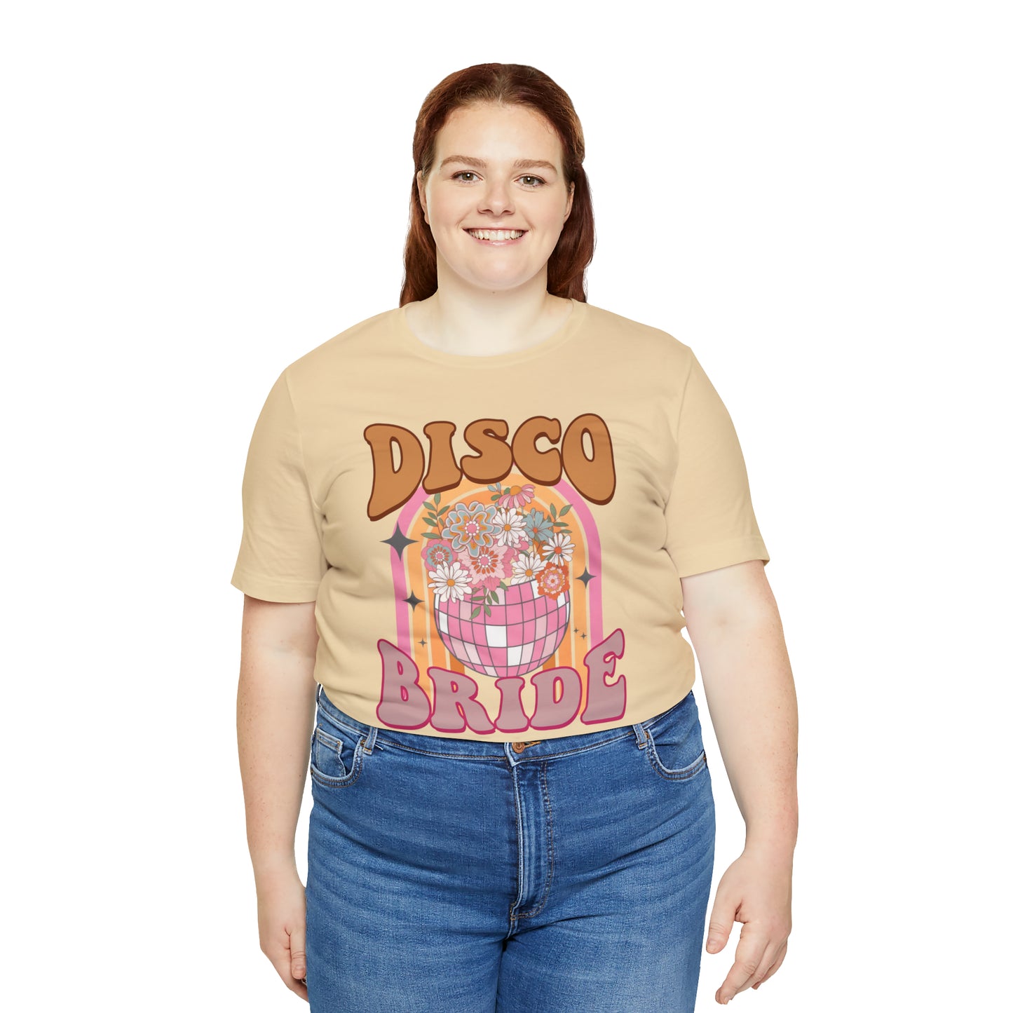 Retro Disco Bride Mirror Ball T-Shirt