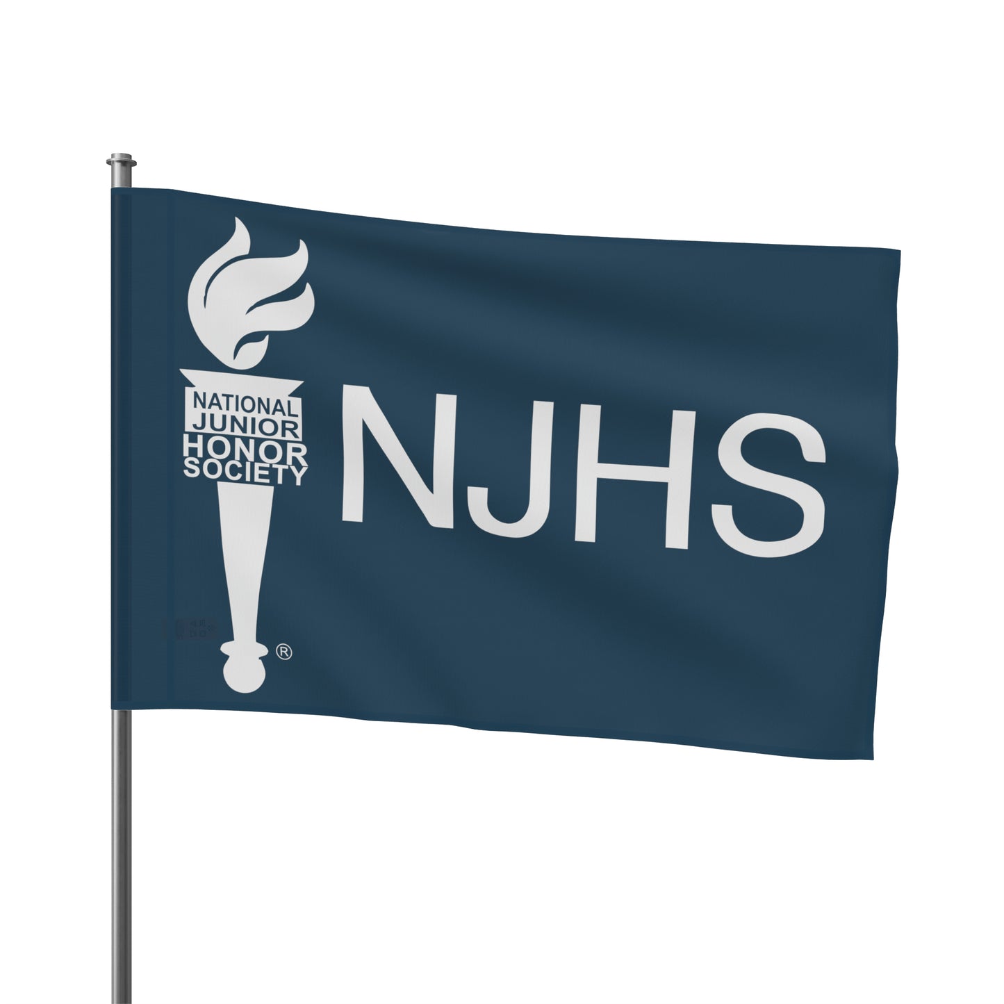 NJHS National Junior Honor Society Flag - Slate Blue