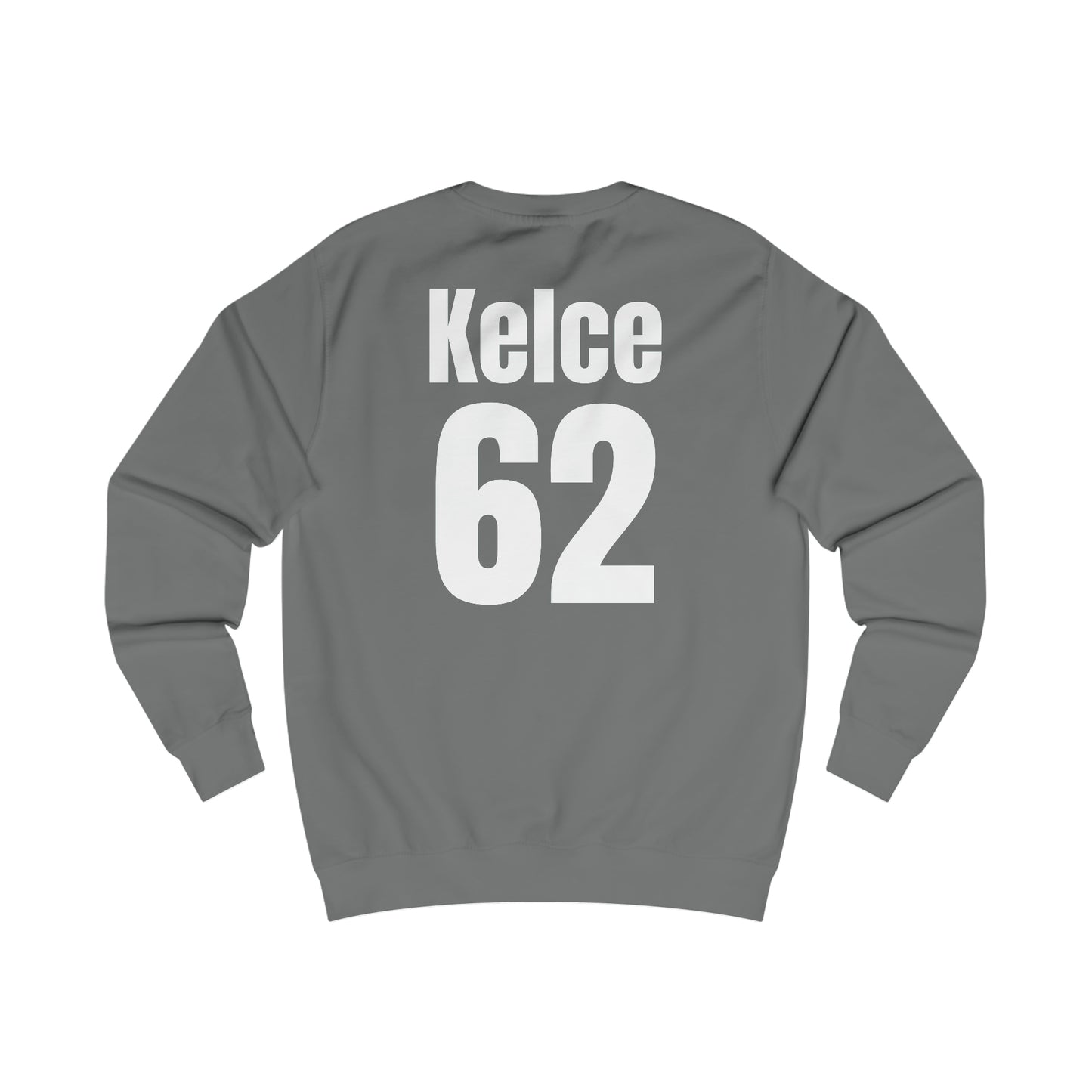 Go Taylor's Boyfriend's Brother Football Sweatshirt with Kelce 62 on back Unisex Heavy Blend™ Crewneck Sweatshirt - FRONT and BACK Design