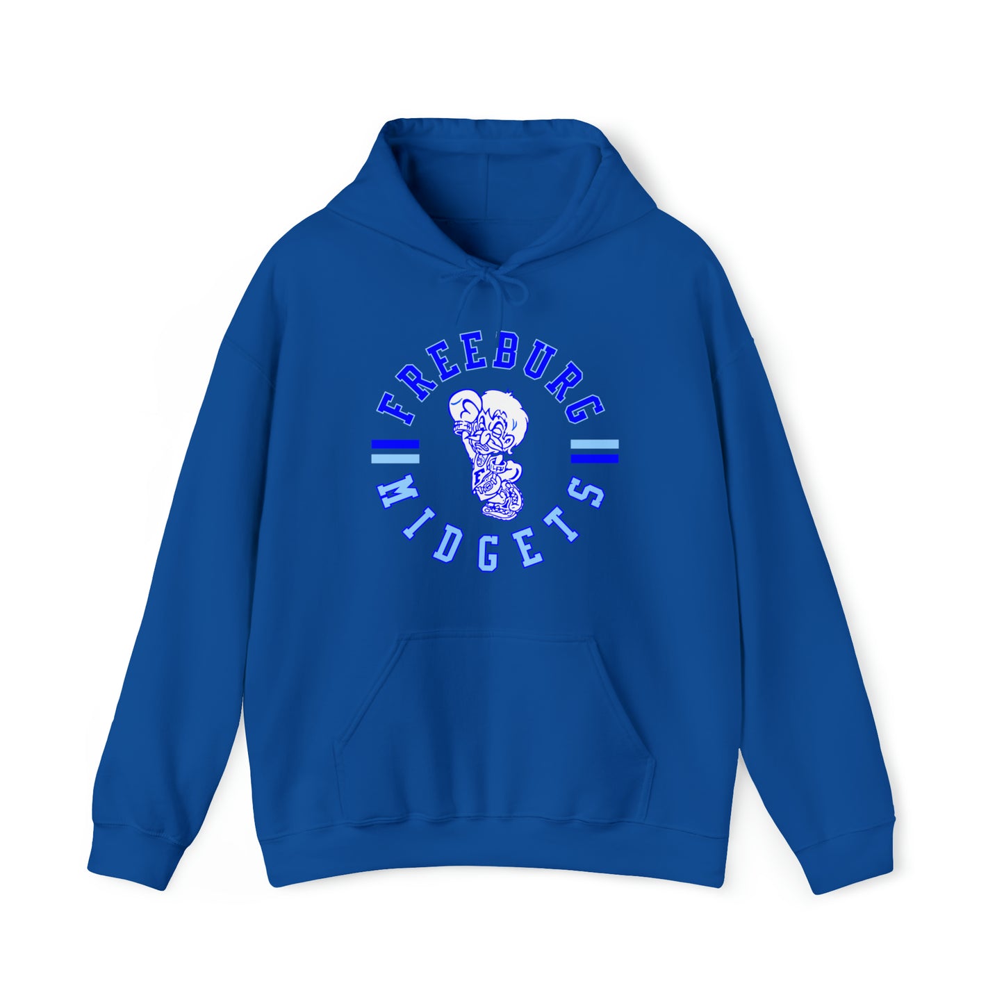 Freeburg Midgets Circle Design Hooded Sweatshirt