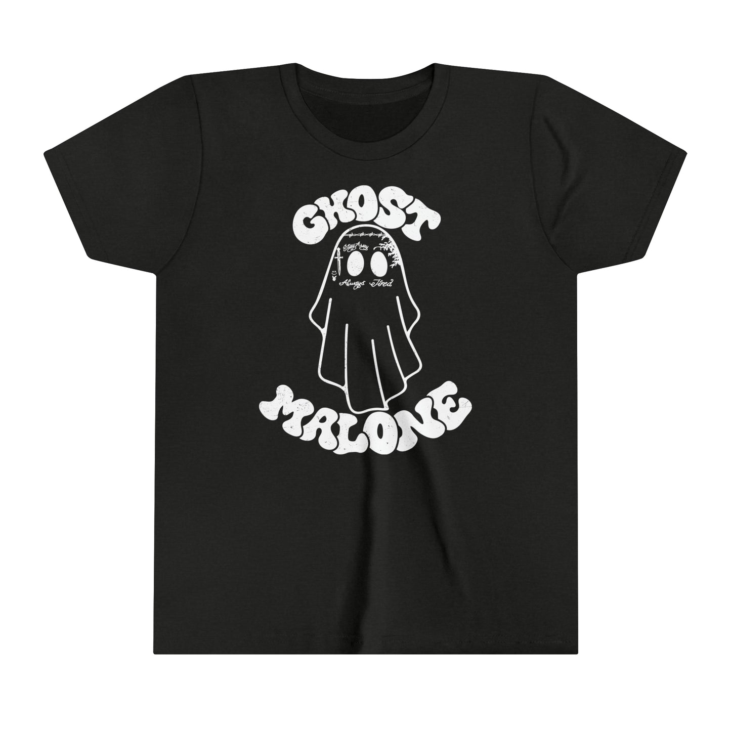 Ghost Malone Halloween Youth Short Sleeve Tee