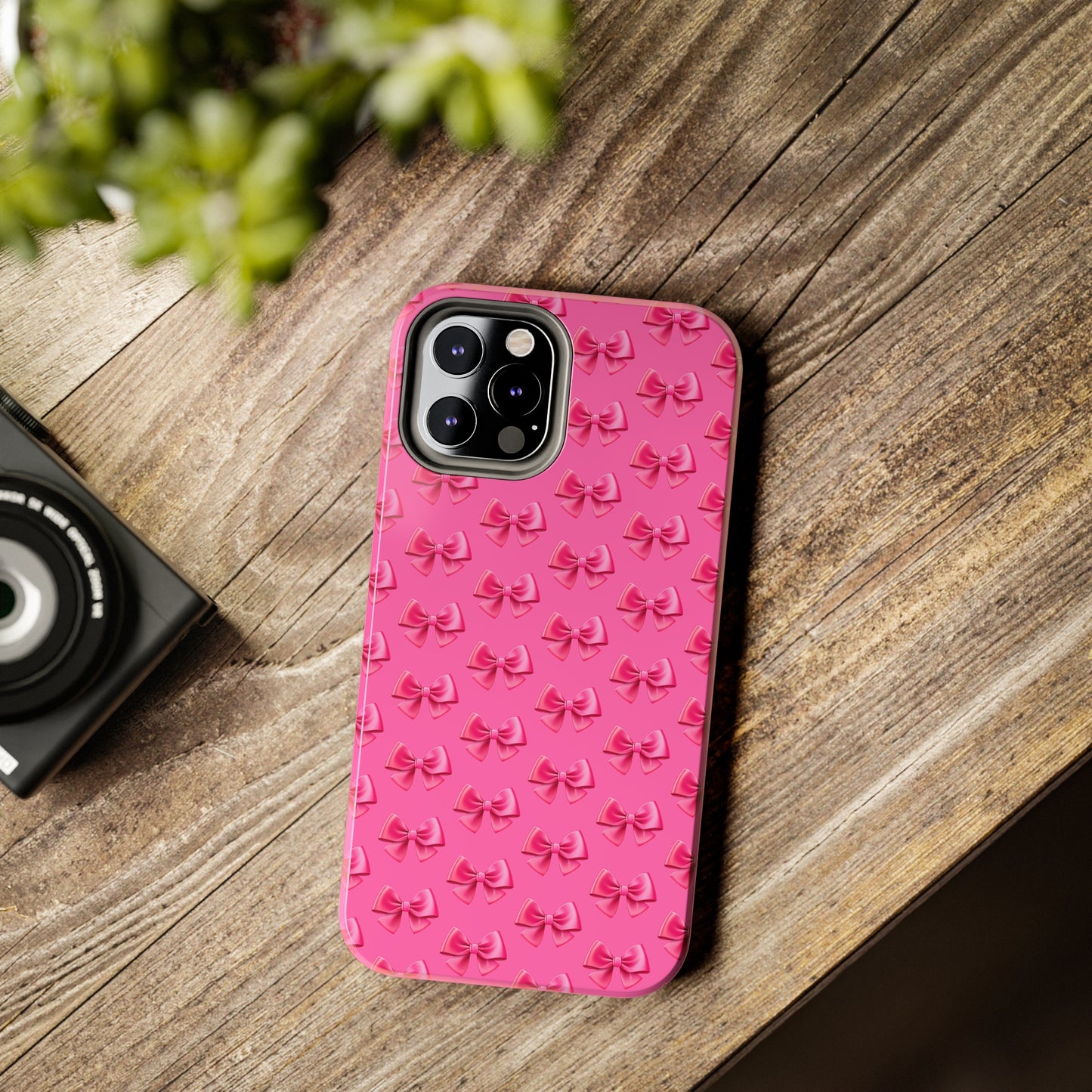 Barbie Pink Bows Themed Tough Phone Cases