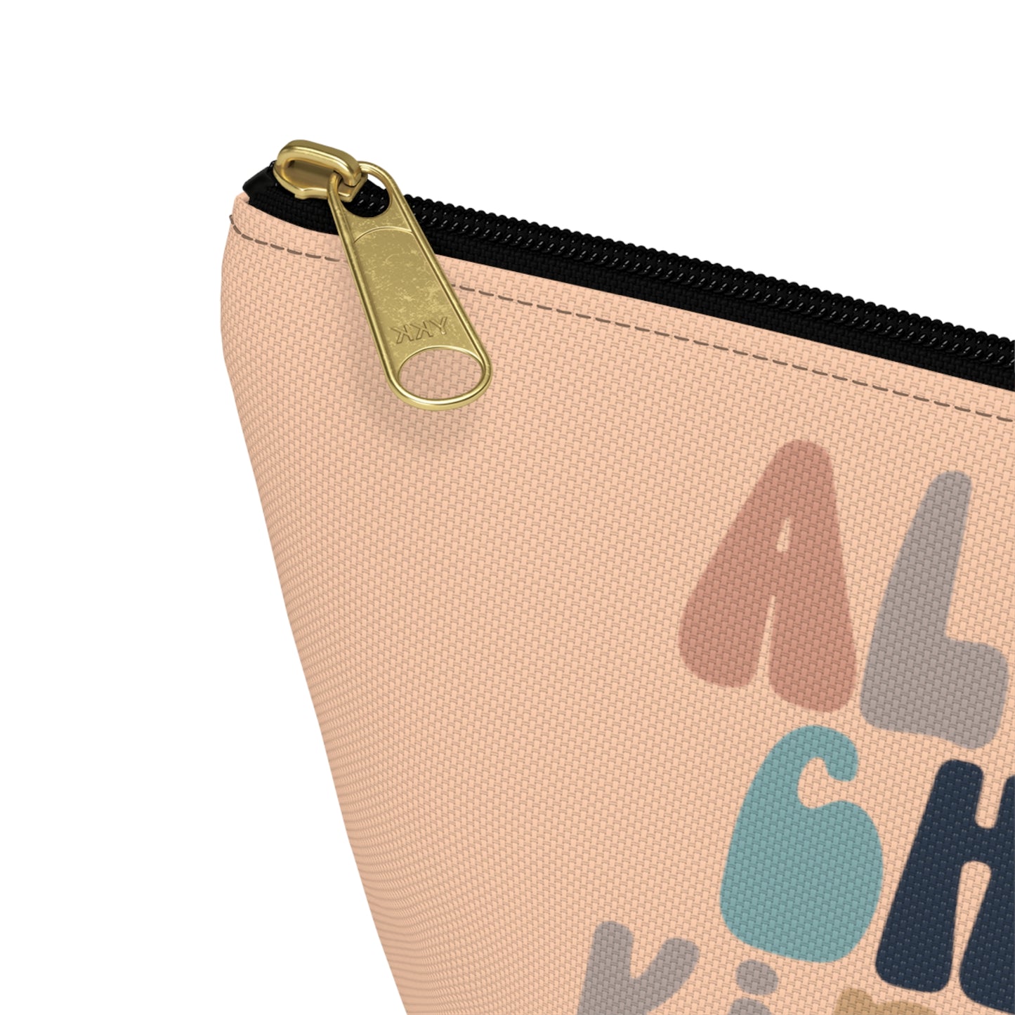 Always Choose Kindness Print Design Accessory Pouch w T-bottom