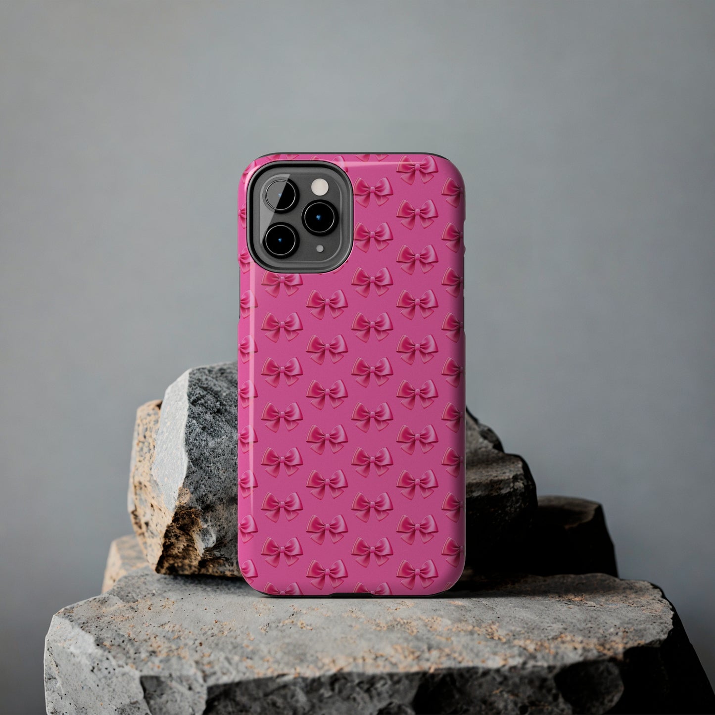 Barbie Pink Bows Themed Tough Phone Cases