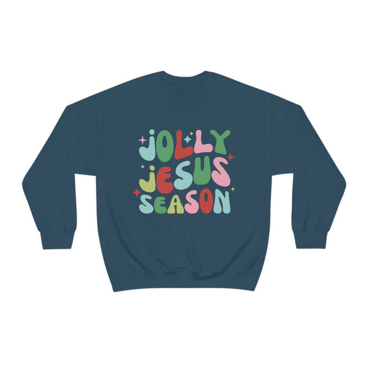 Jolly Jesus Season Heavyweight Crewneck Sweatshirt