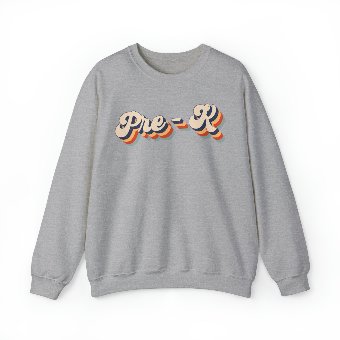 Retro Pre-K Unisex Heavy Blend™ Crewneck Sweatshirt