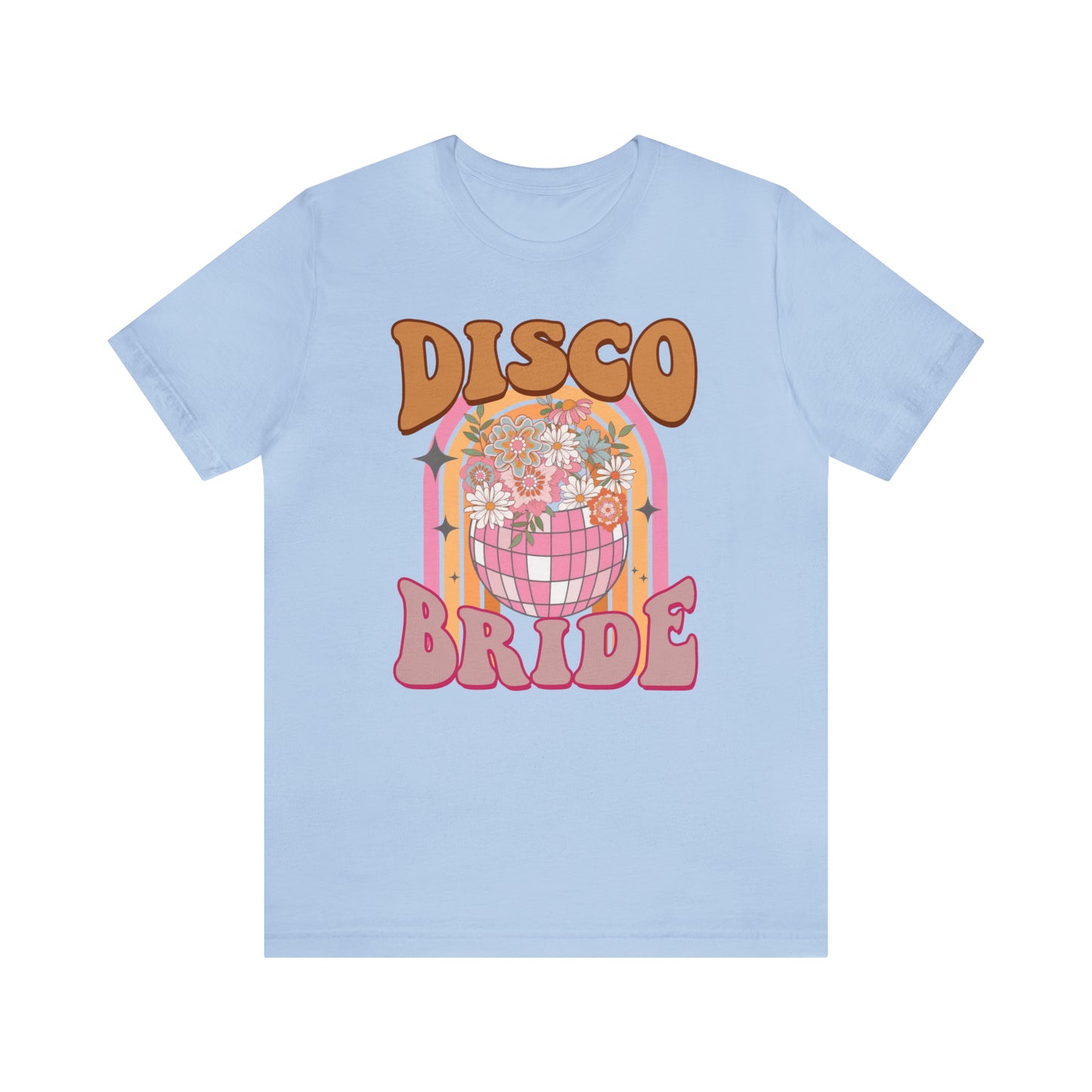 Retro Disco Bride Mirror Ball T-Shirt