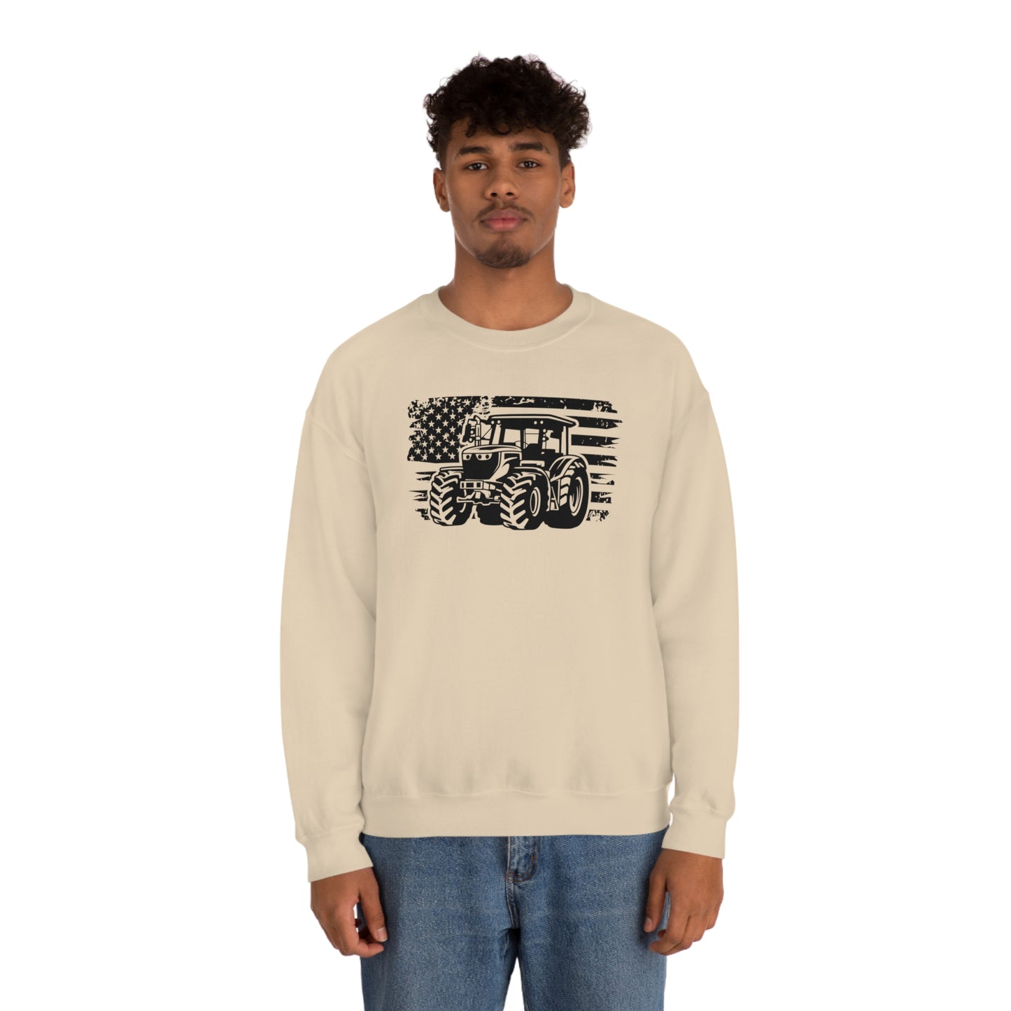 "American Tractor" - Unisex Heavy Blend™ Crewneck Sweatshirt