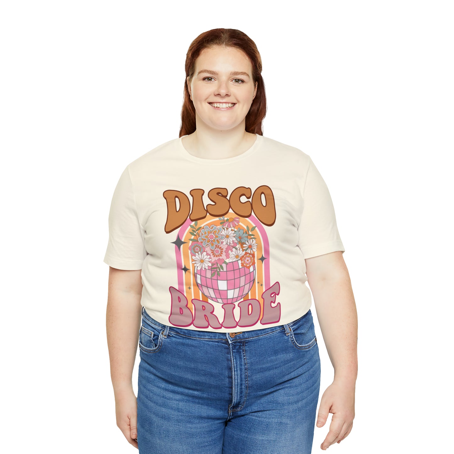 Retro Disco Bride Mirror Ball T-Shirt