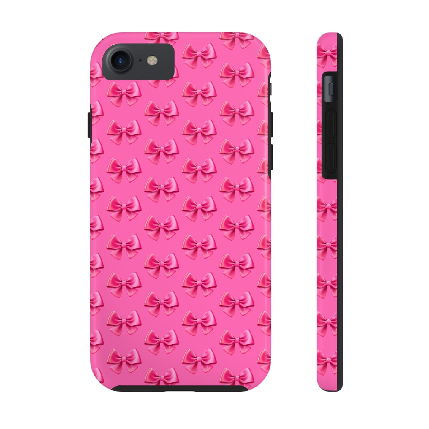 Barbie Pink Bows Themed Tough Phone Cases