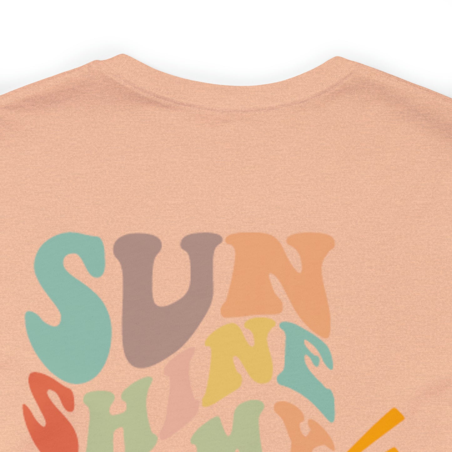 "Sunshine on My Mind"  (Front and Back Design)  Unisex Jersey Short Sleeve Tee