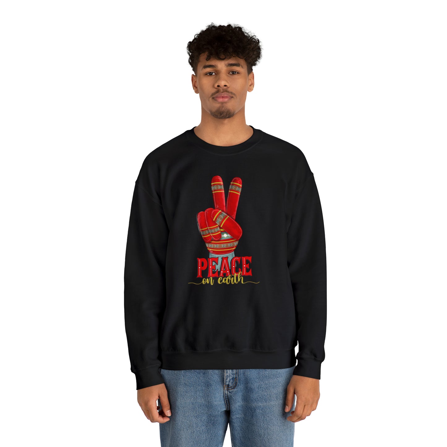 Peace on Earth Heavyweight Crewneck Sweatshirt