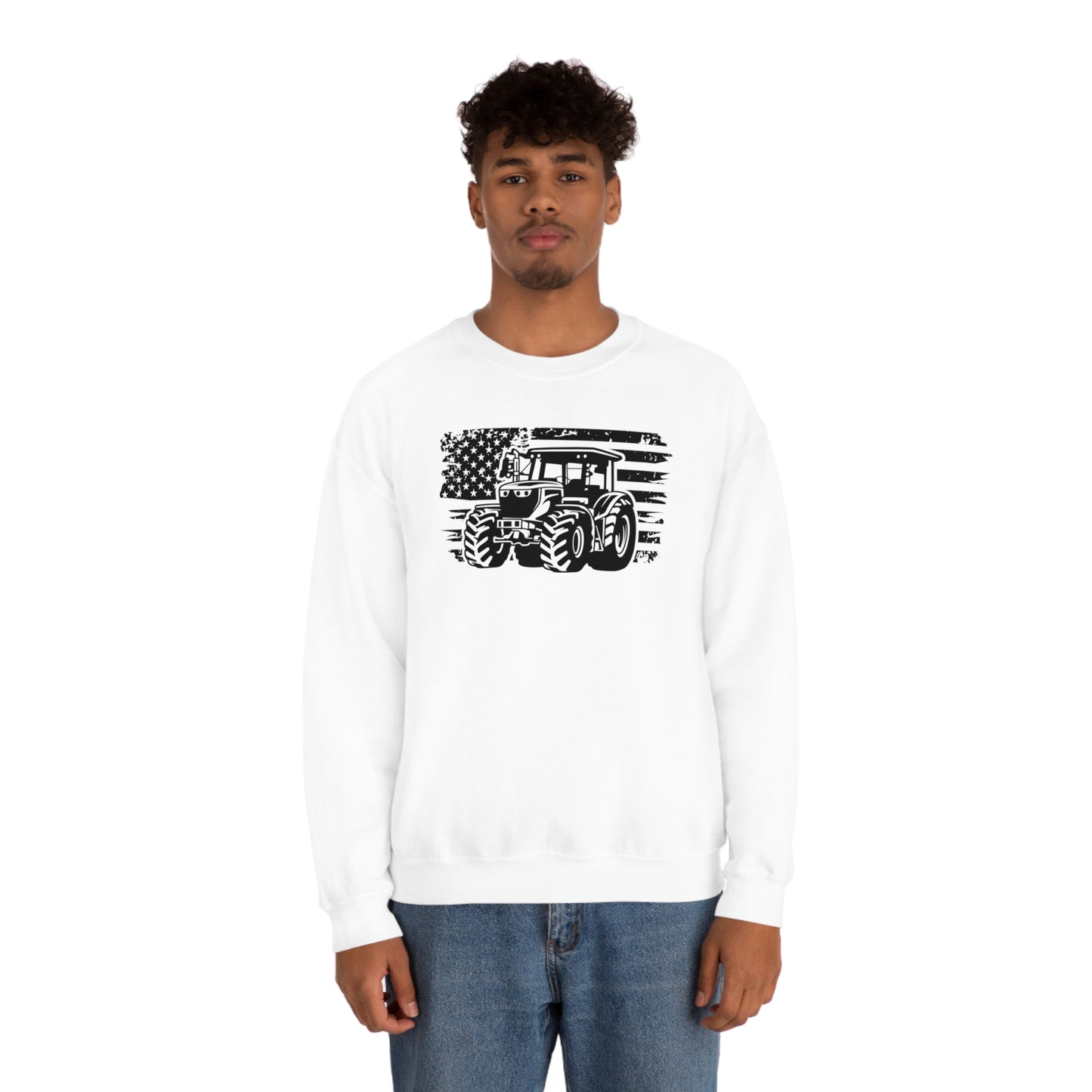 "American Tractor" - Unisex Heavy Blend™ Crewneck Sweatshirt