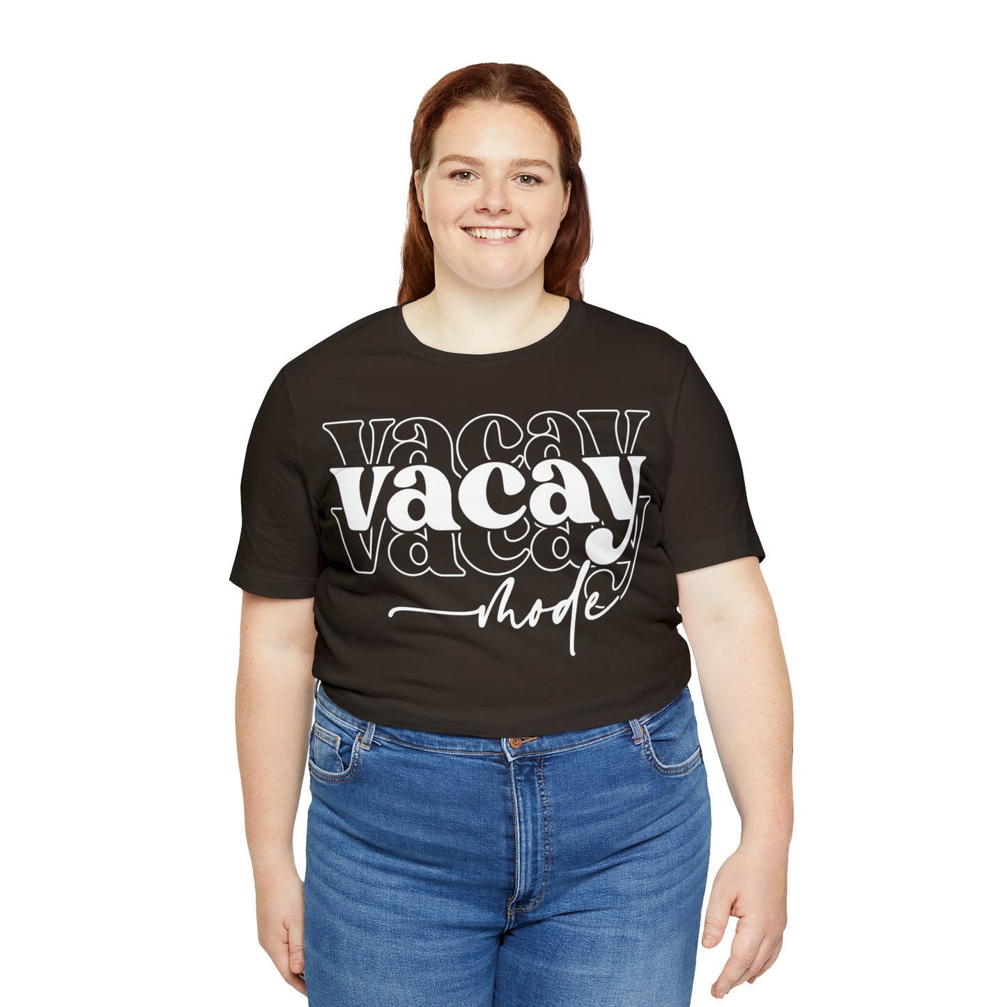 "Vacay Mode" Unisex Jersey Short Sleeve Tee