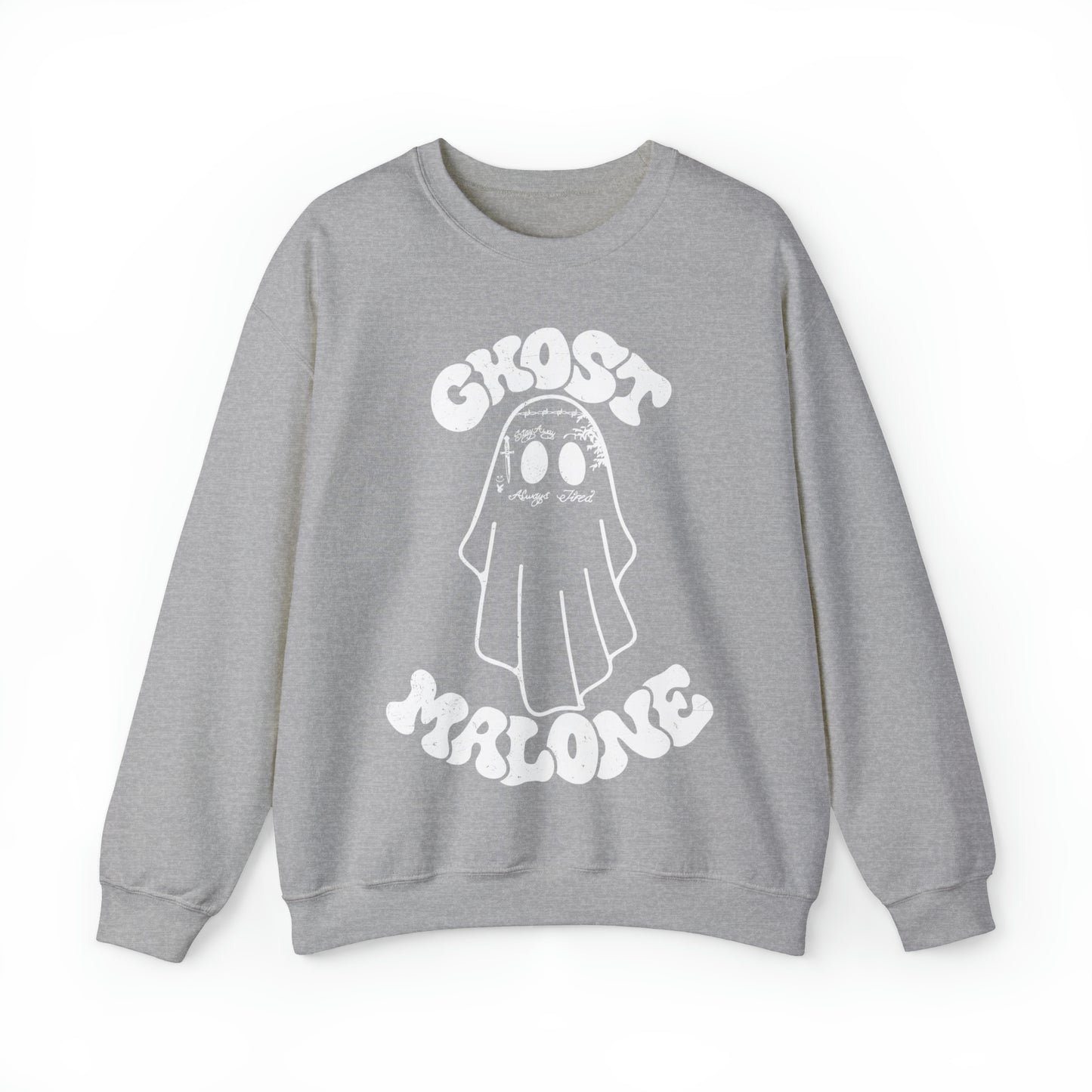 Ghost Malone Halloween Heavy Blend™ Crewneck Sweatshirt