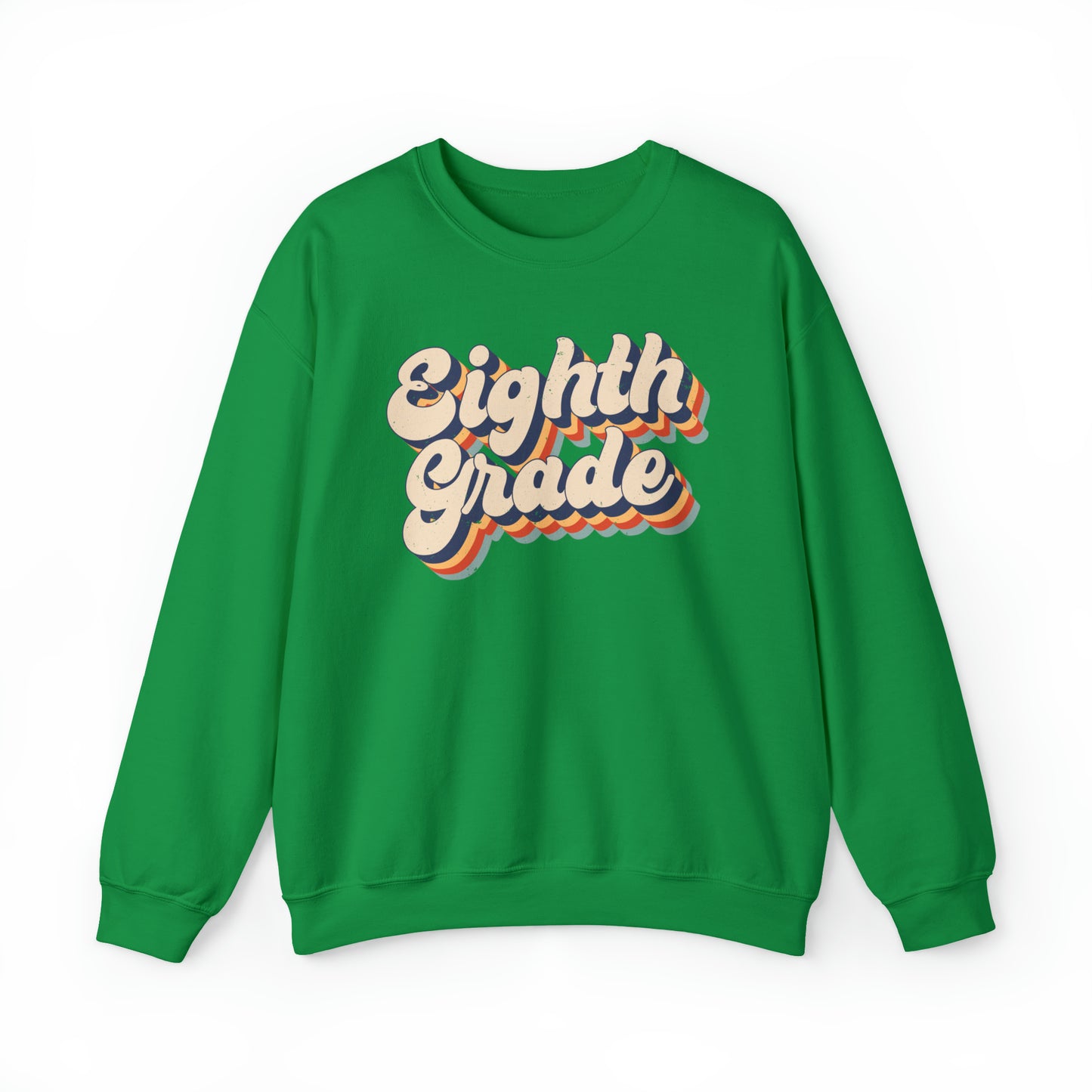 Retro Eighth Grade Unisex Heavy Blend™ Crewneck Sweatshirt