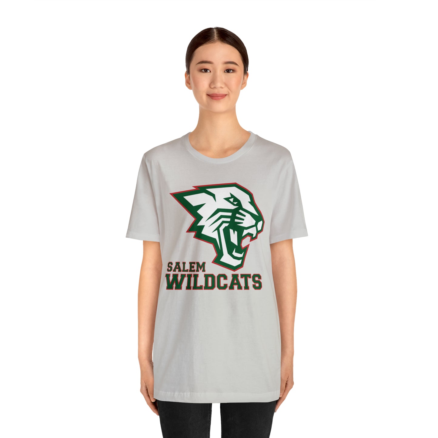 Salem Wildcats Jersey Short Sleeve Tee - Green Print