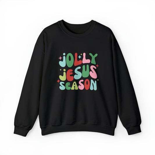 Jolly Jesus Season Unisex Heavy Blend™ Crewneck Sweatshirt