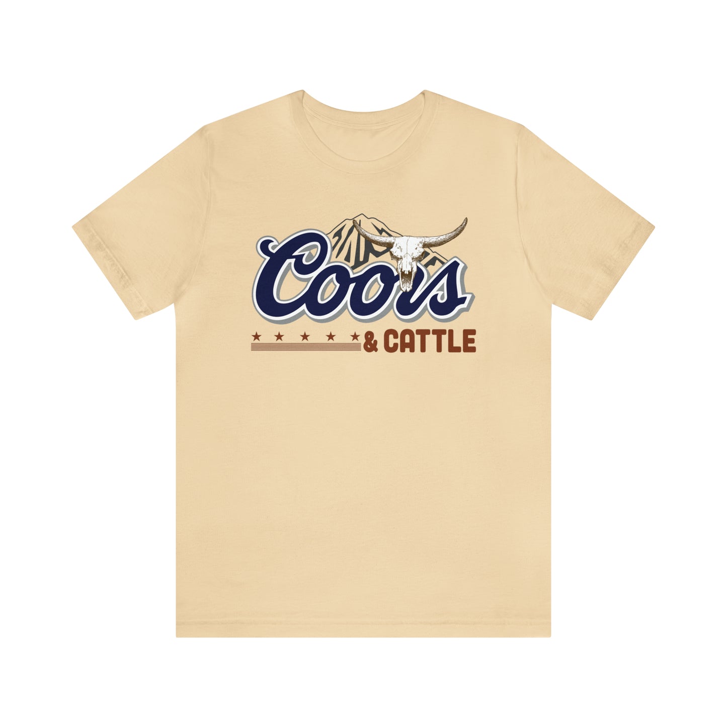 Beer and Cattle Unisex Jersey Short Sleeve Tee